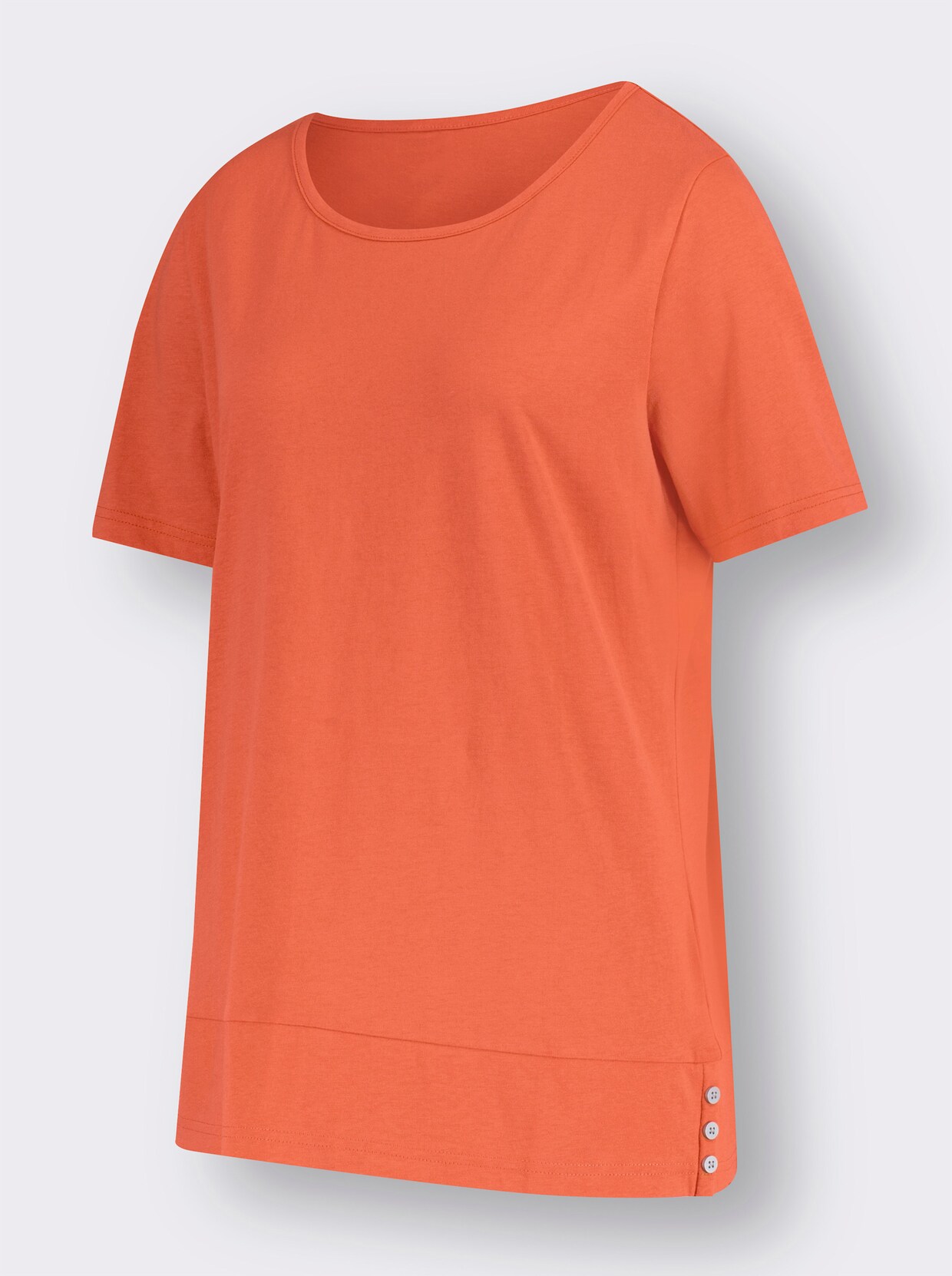 Shirt met korte mouwen - mandarijn