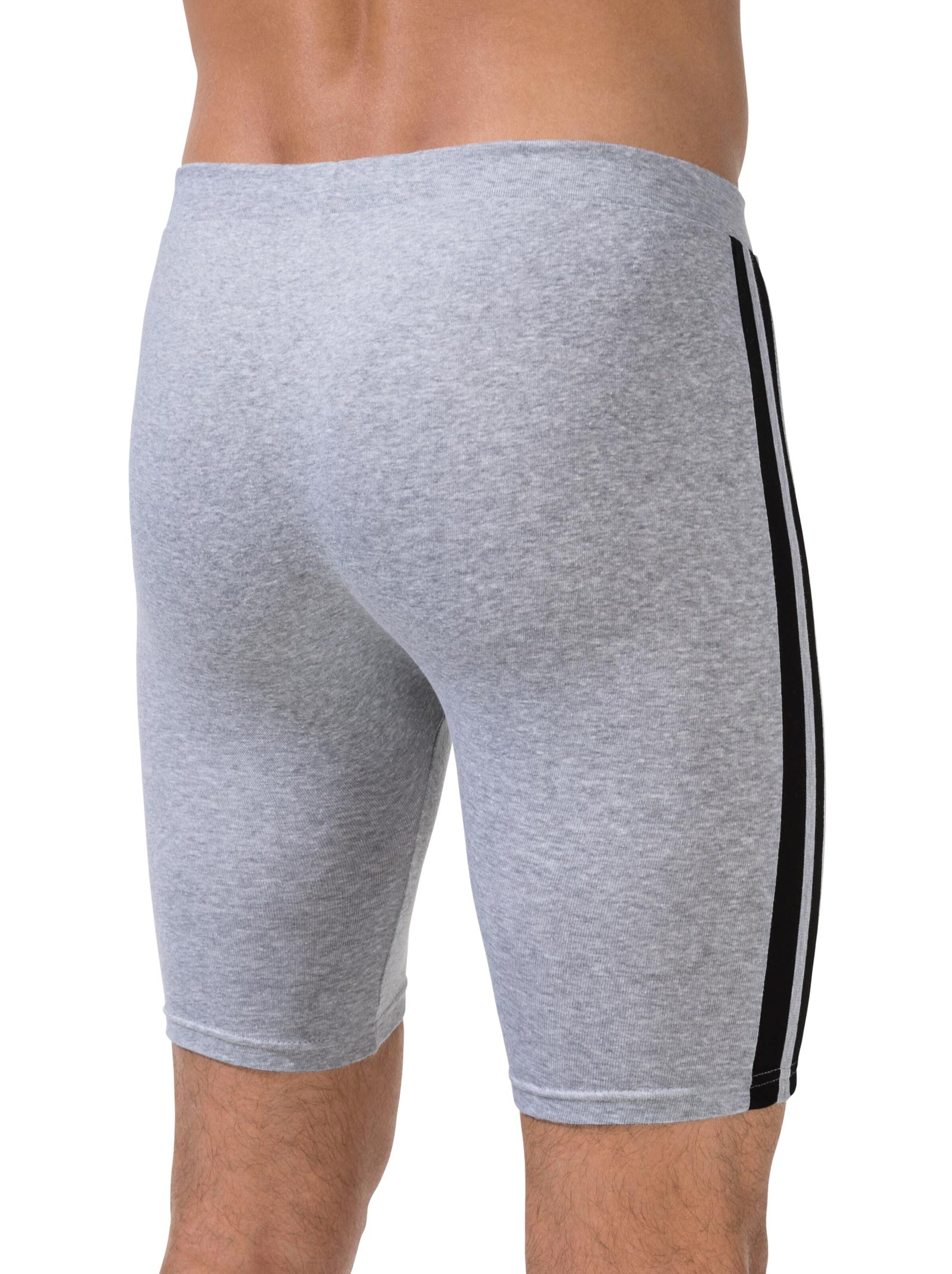 wäschepur Hose knielang - grau-meliert