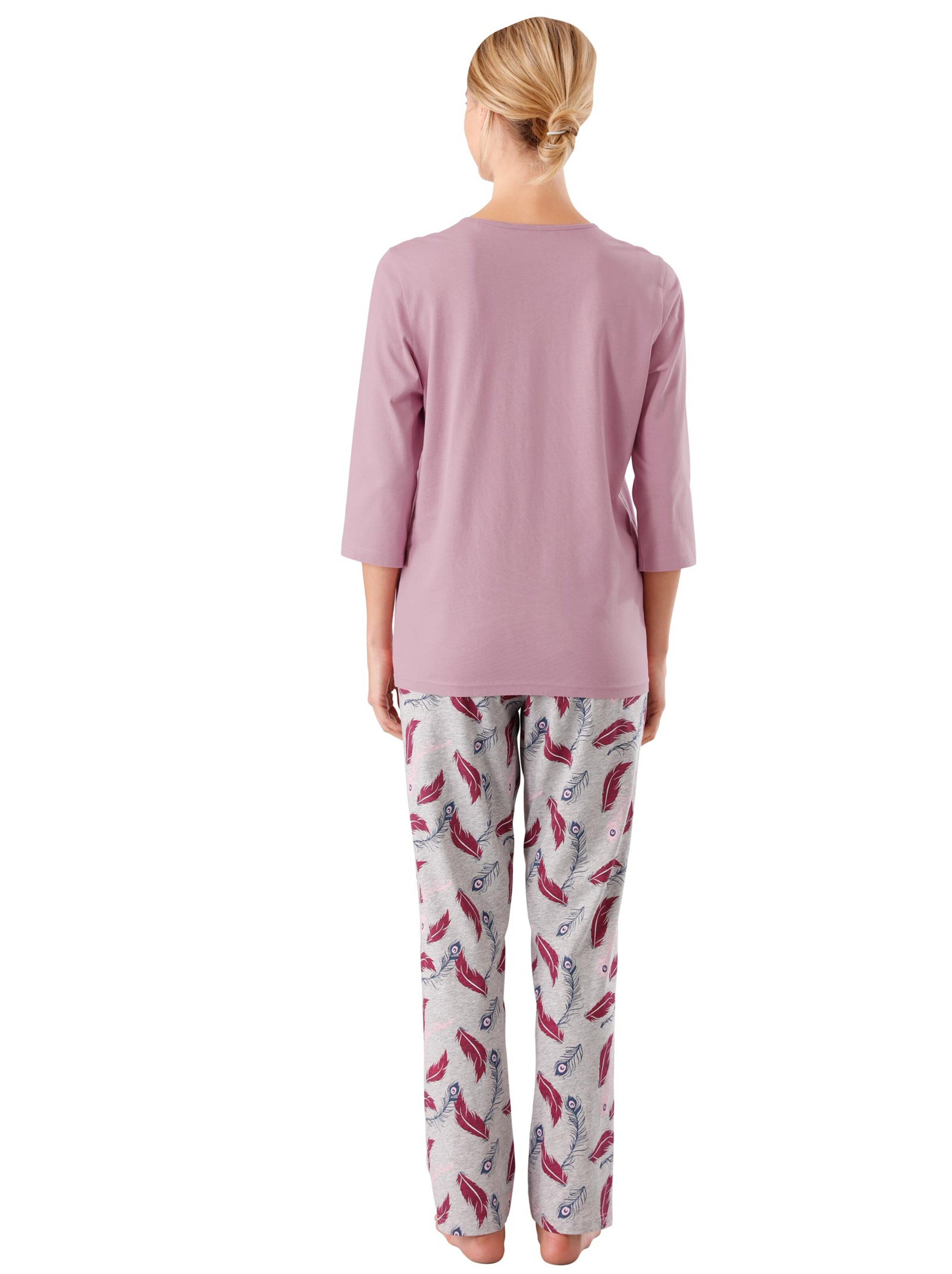 Schlafanzug-Shirt - altrosa