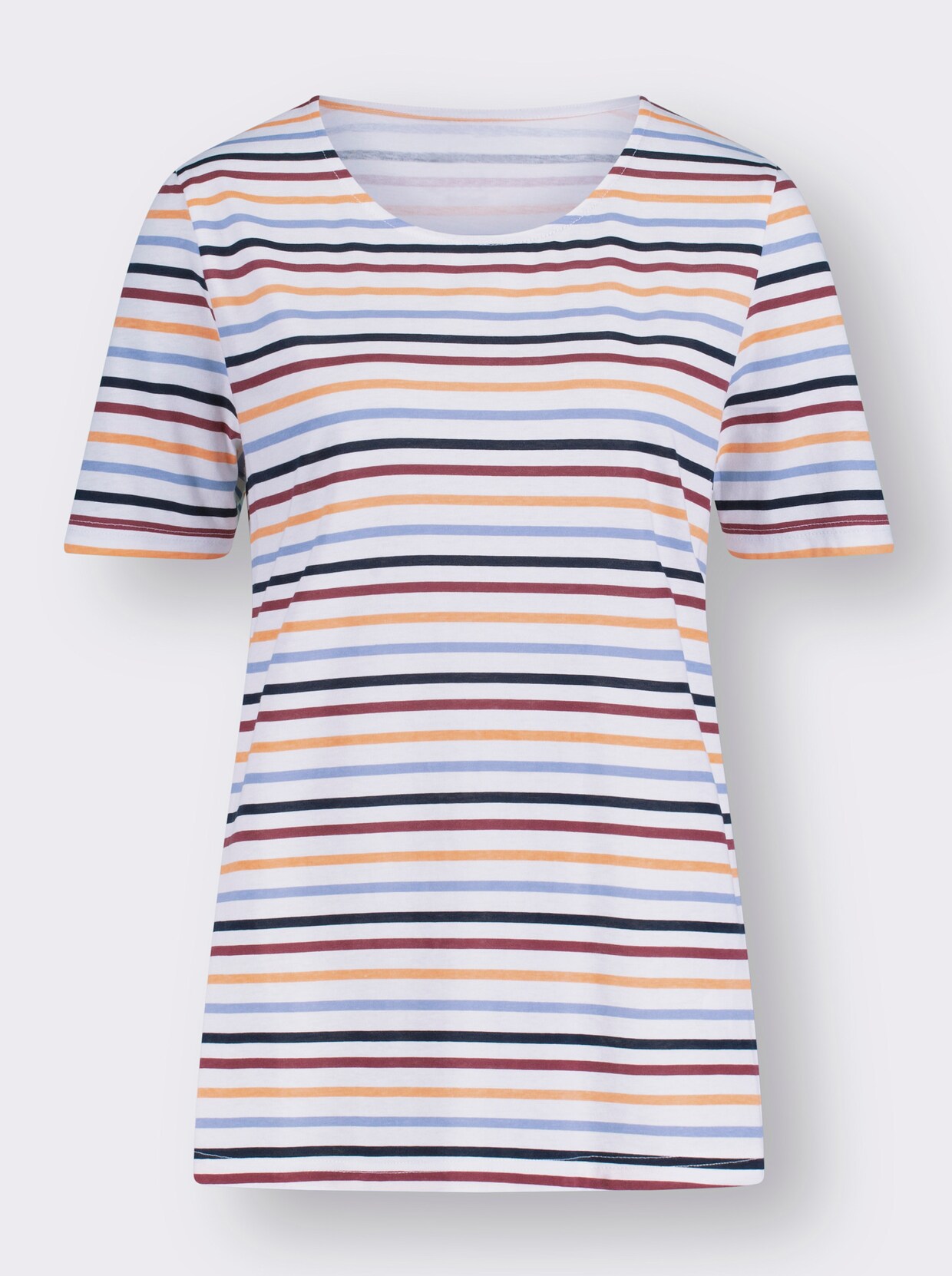 Gestreept shirt - ecru gestreept