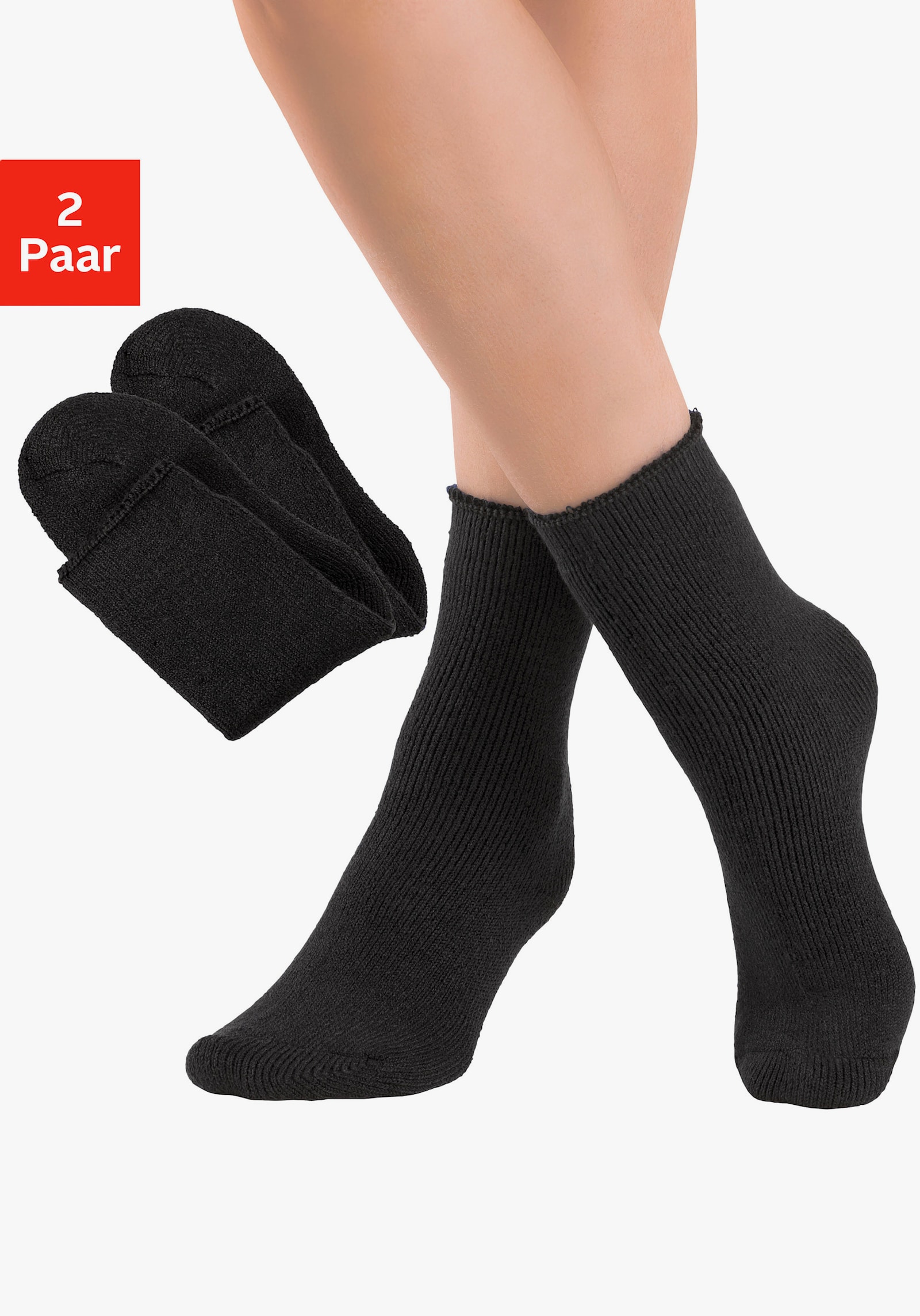 Lavana Thermosocken - 2x schwarz