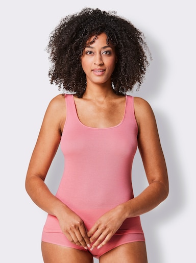 Nina von C. Achselhemd im Doppelpack - flamingo