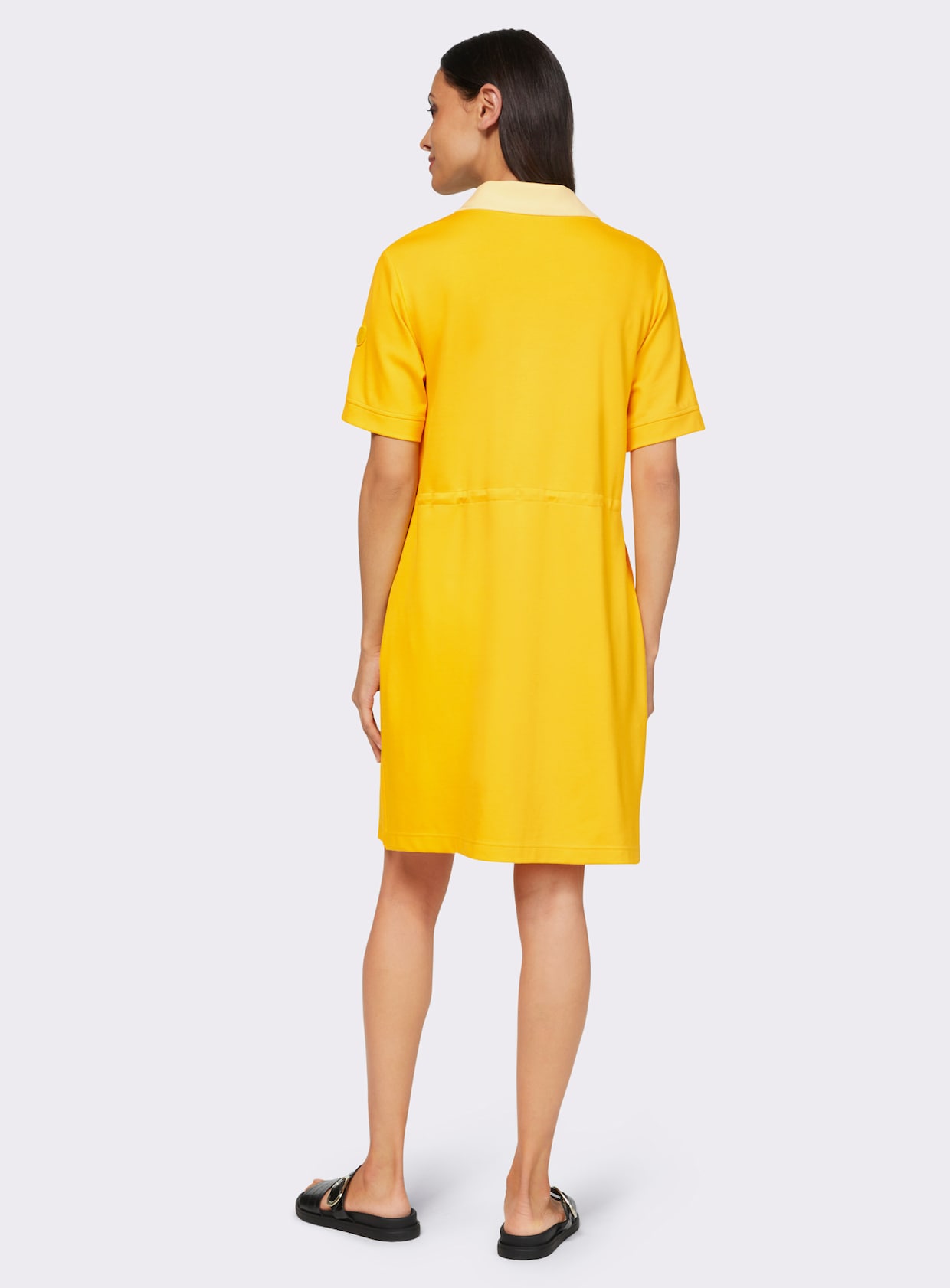 heine Žerzejové šaty - sluneční žlutá