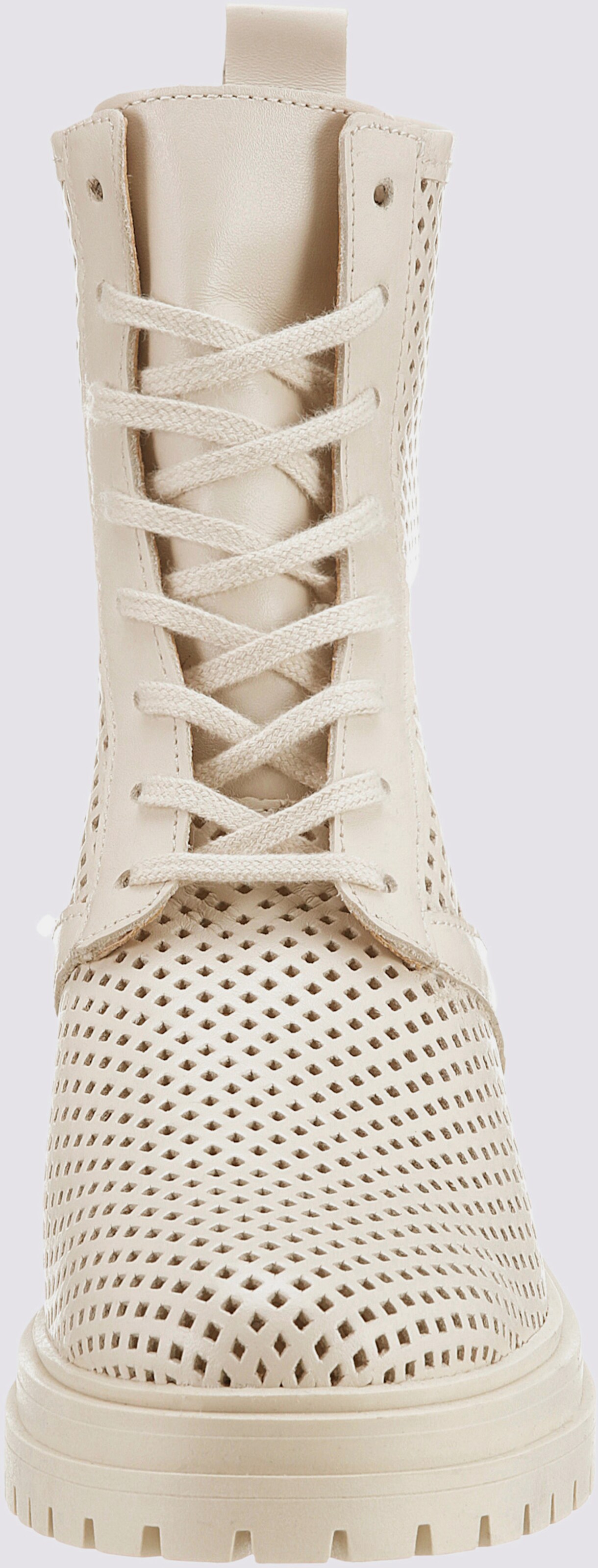 heine Schnürstiefelette - ecru