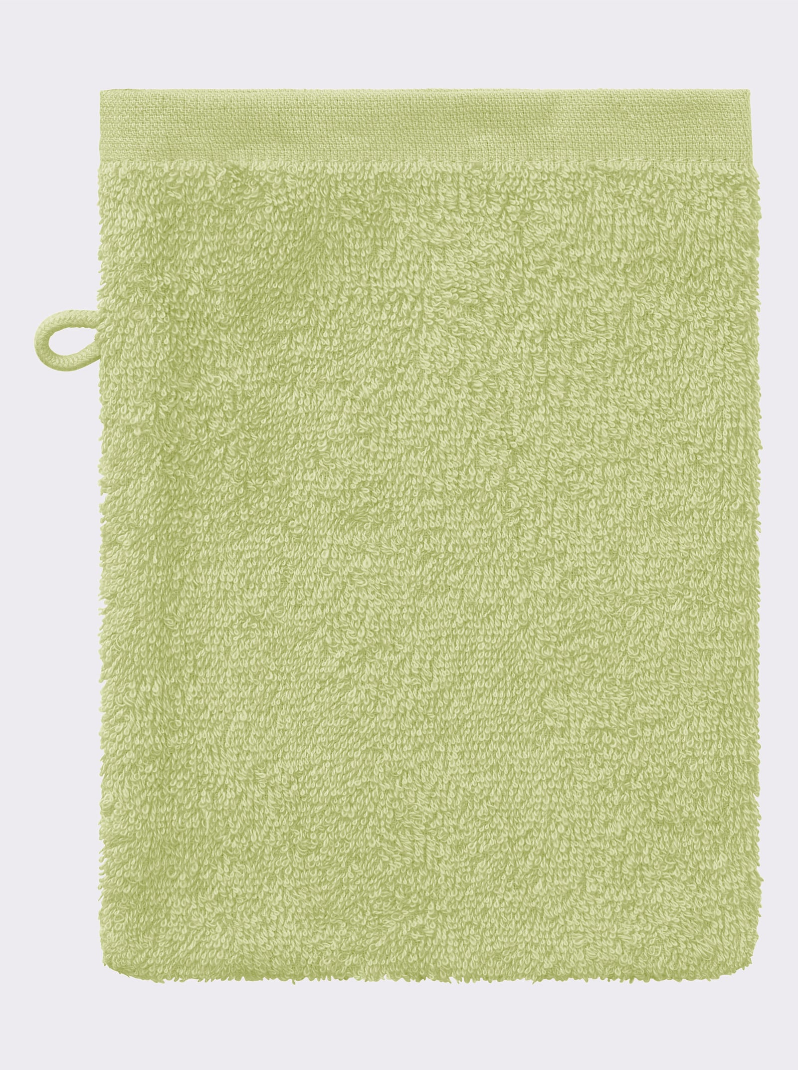 wäschepur Lot économique de 5 serviettes éponge - vert pistache