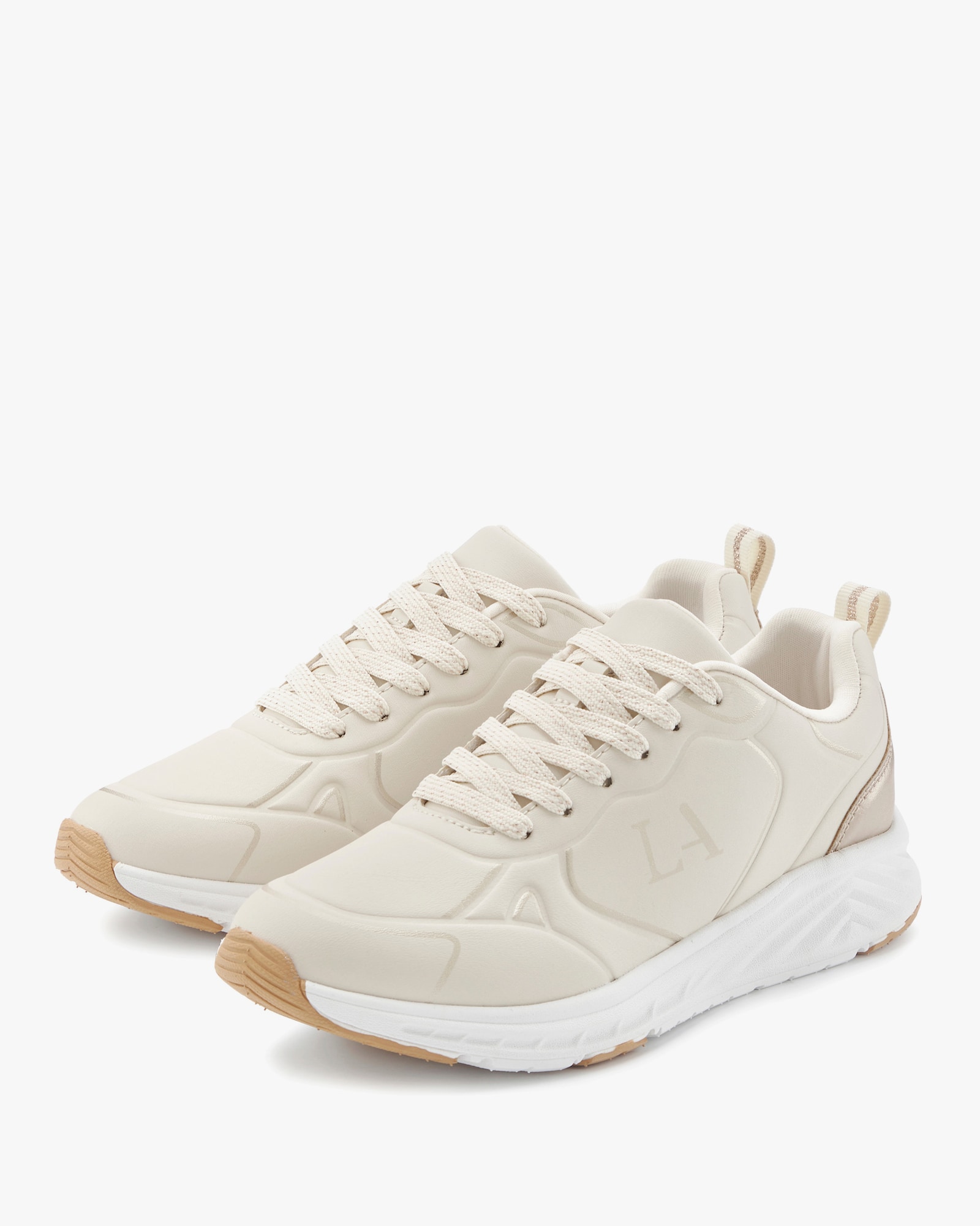 LASCANA Sneaker - beige/goldfarben