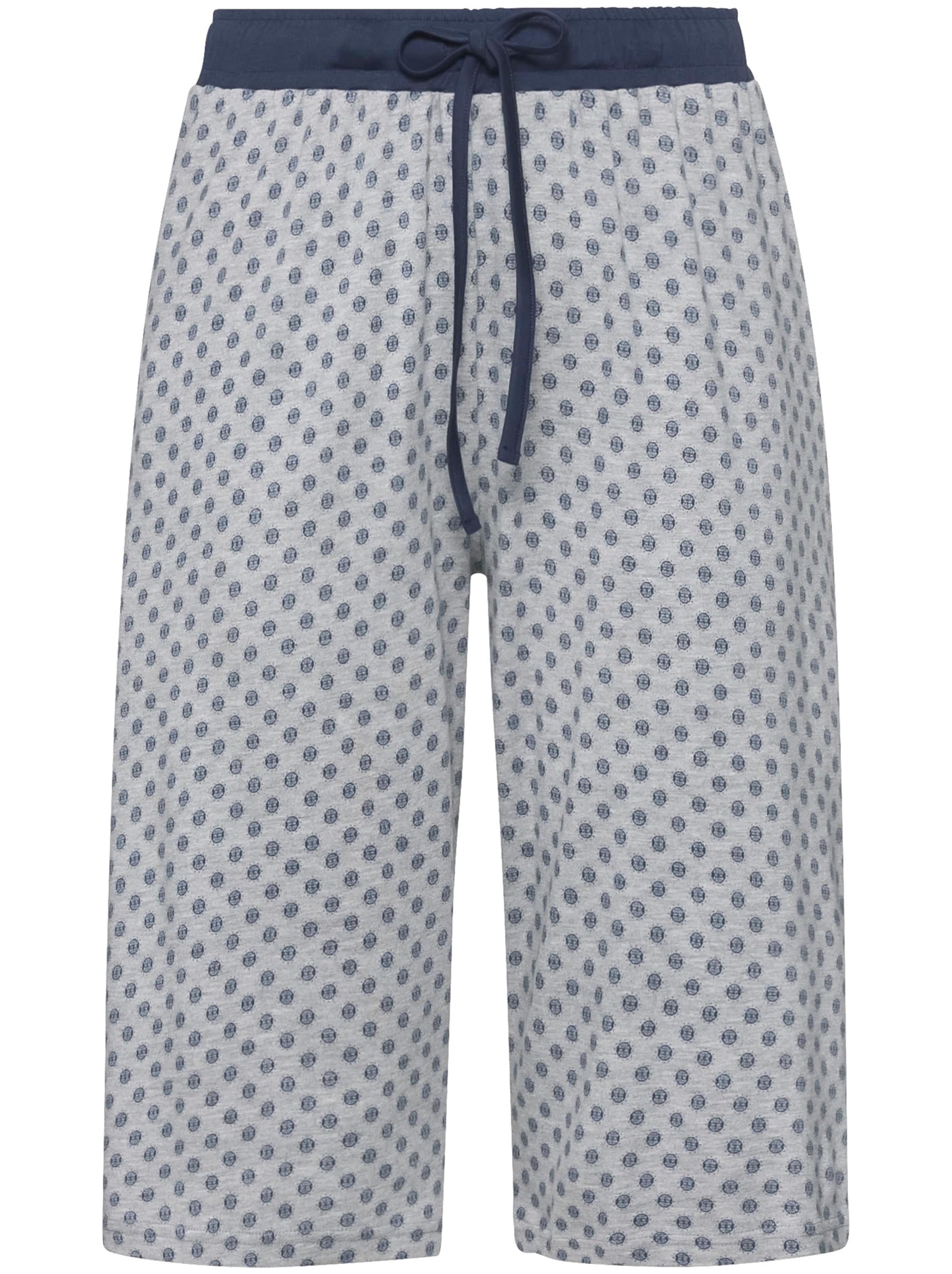 wäschepur Shorty - marine-grau-meliert