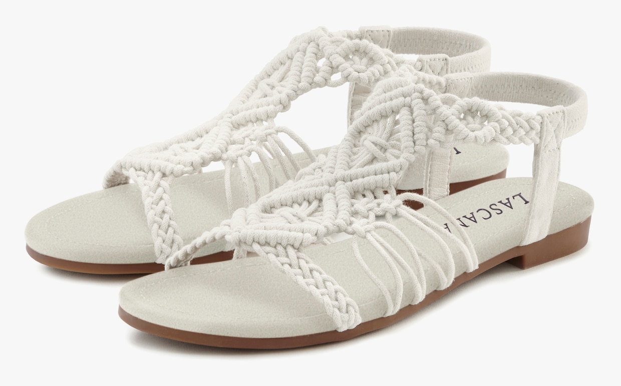 LASCANA Sandalen - beige
