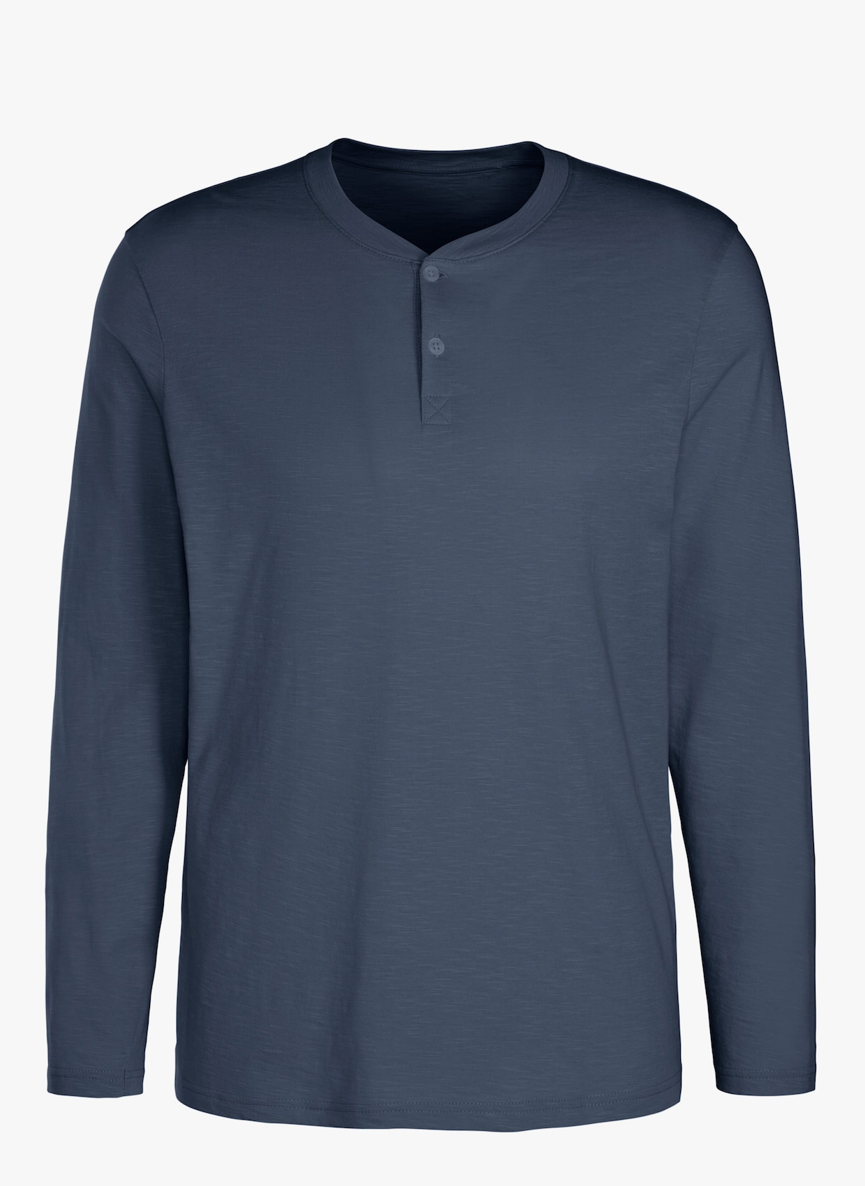 H.I.S Shirt met lange mouwen - kaki/blauw