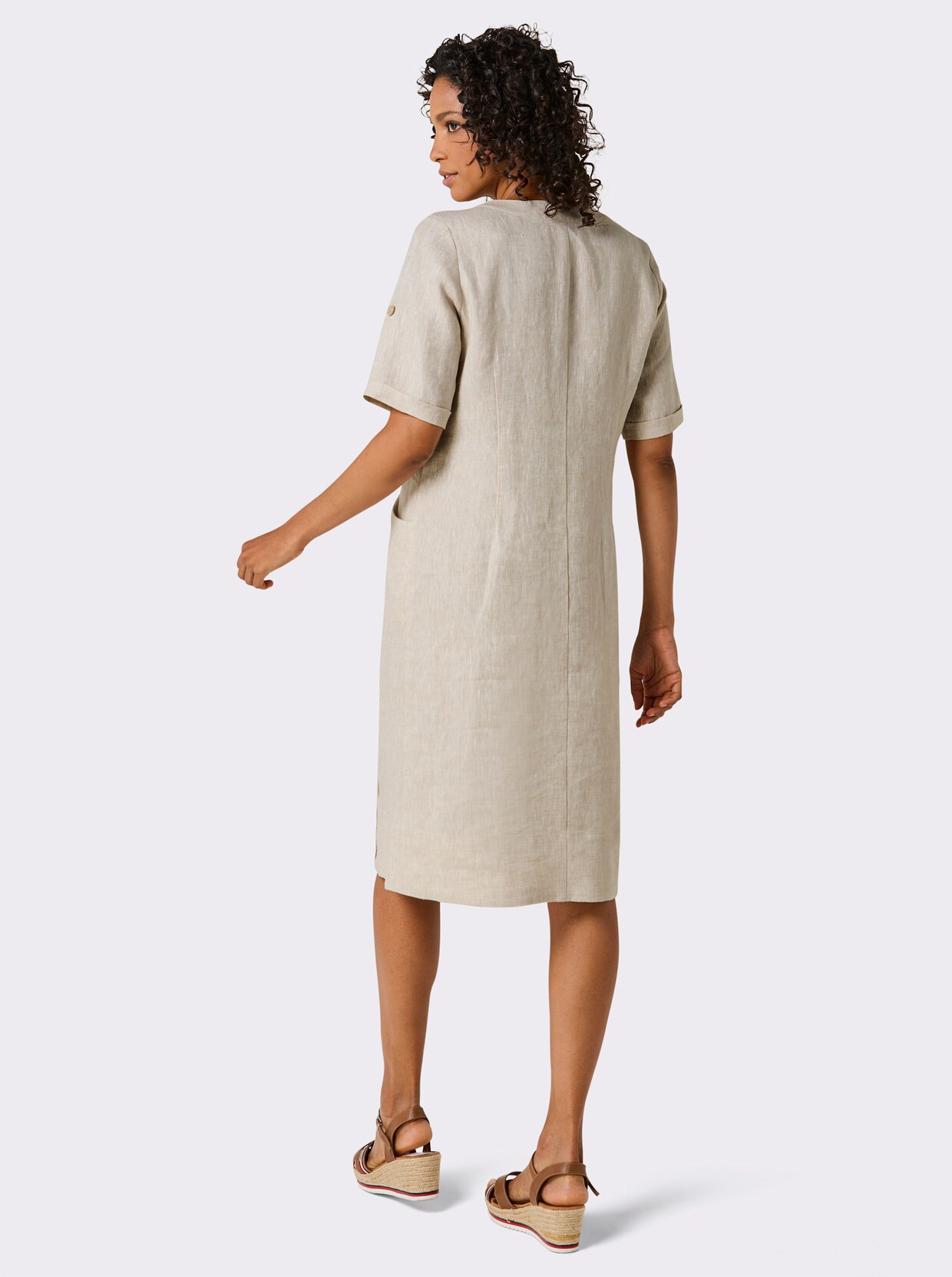 CREATION L PREMIUM Sommerkleid - sand-meliert