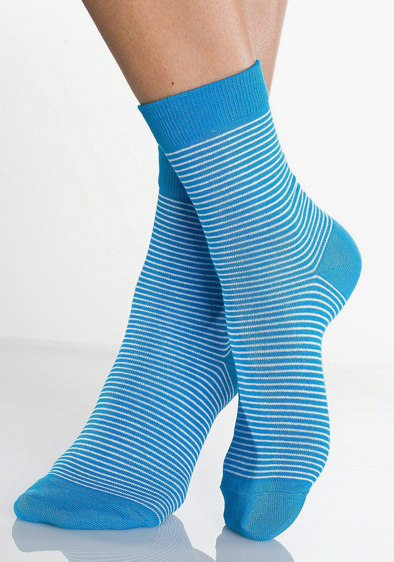 H.I.S Socken - marine-ecru, dunkeljeans-ecru, hellblau-ecru, jeans-ecru, türkis-ecru, babyblau-ecru