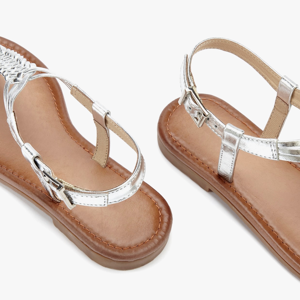 Vivance Teenslipper - Zilverkleur