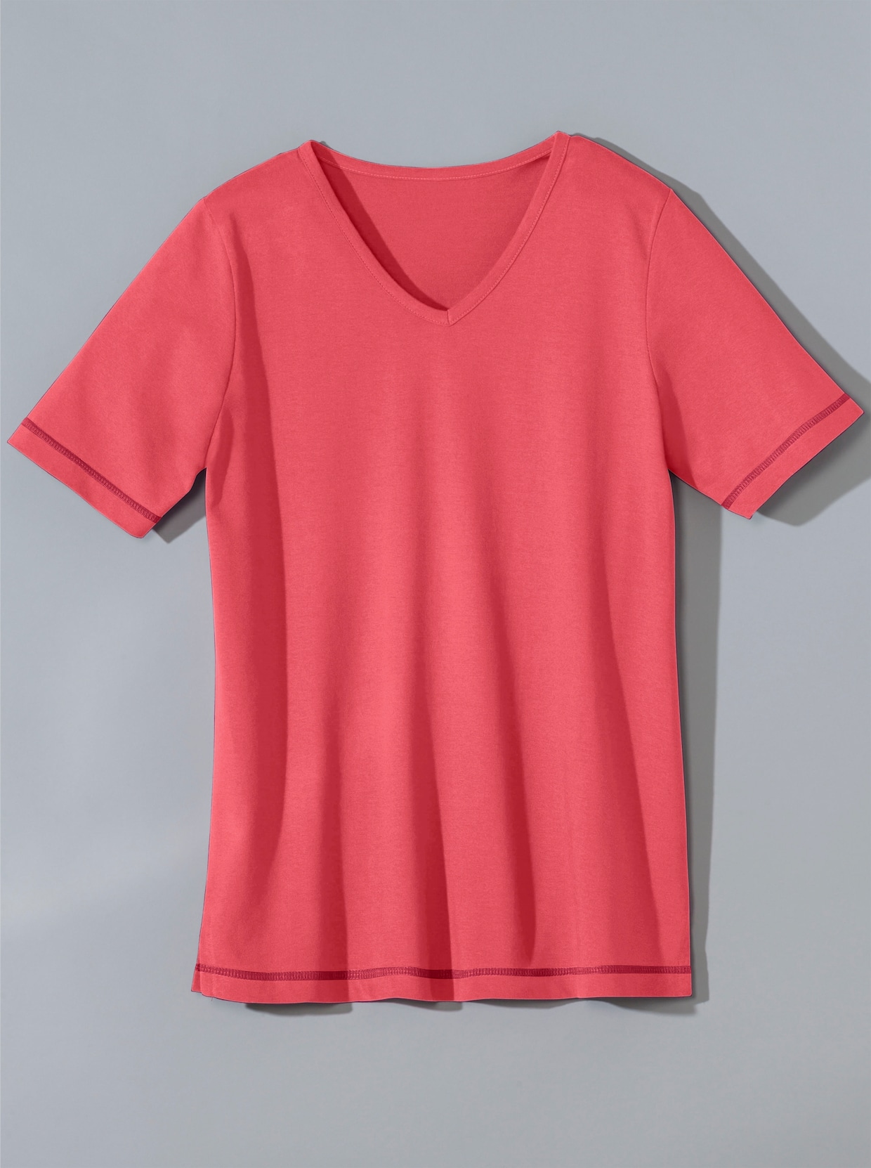 Tričko - humrově červená