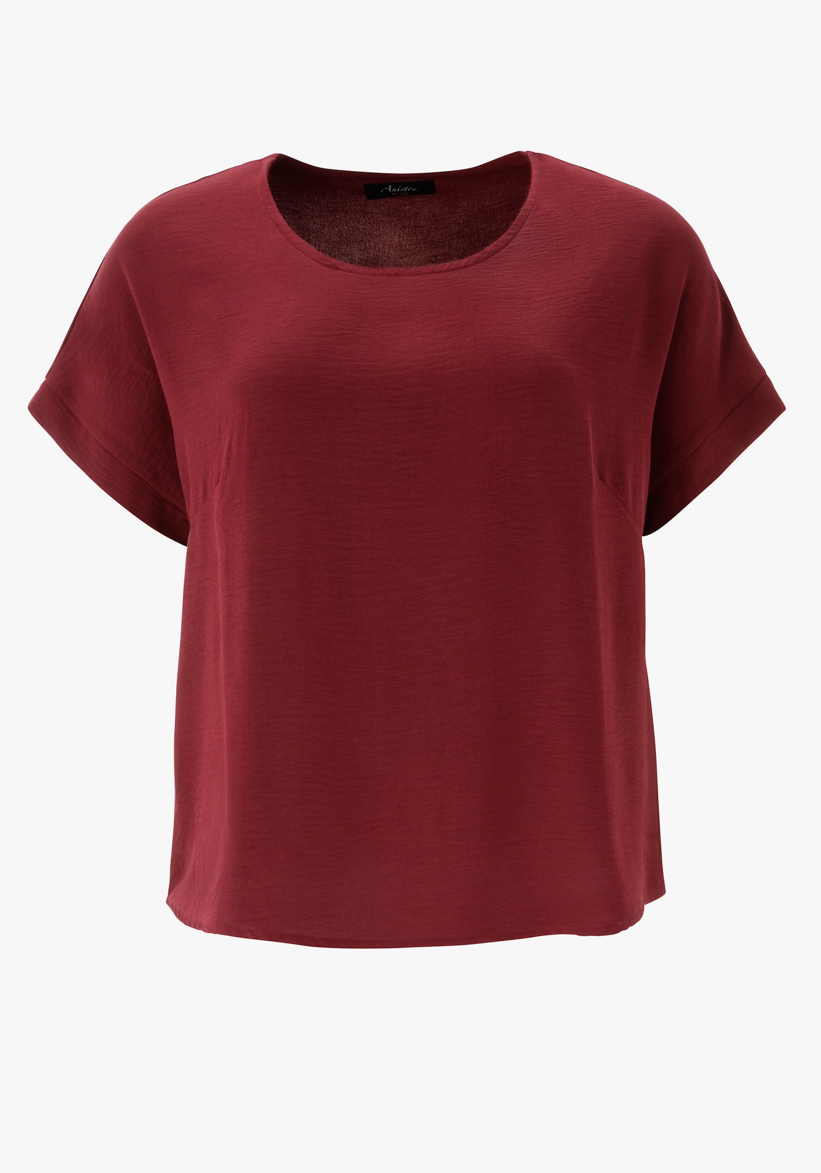 Aniston PLUS Schlupfbluse - dunkelrot