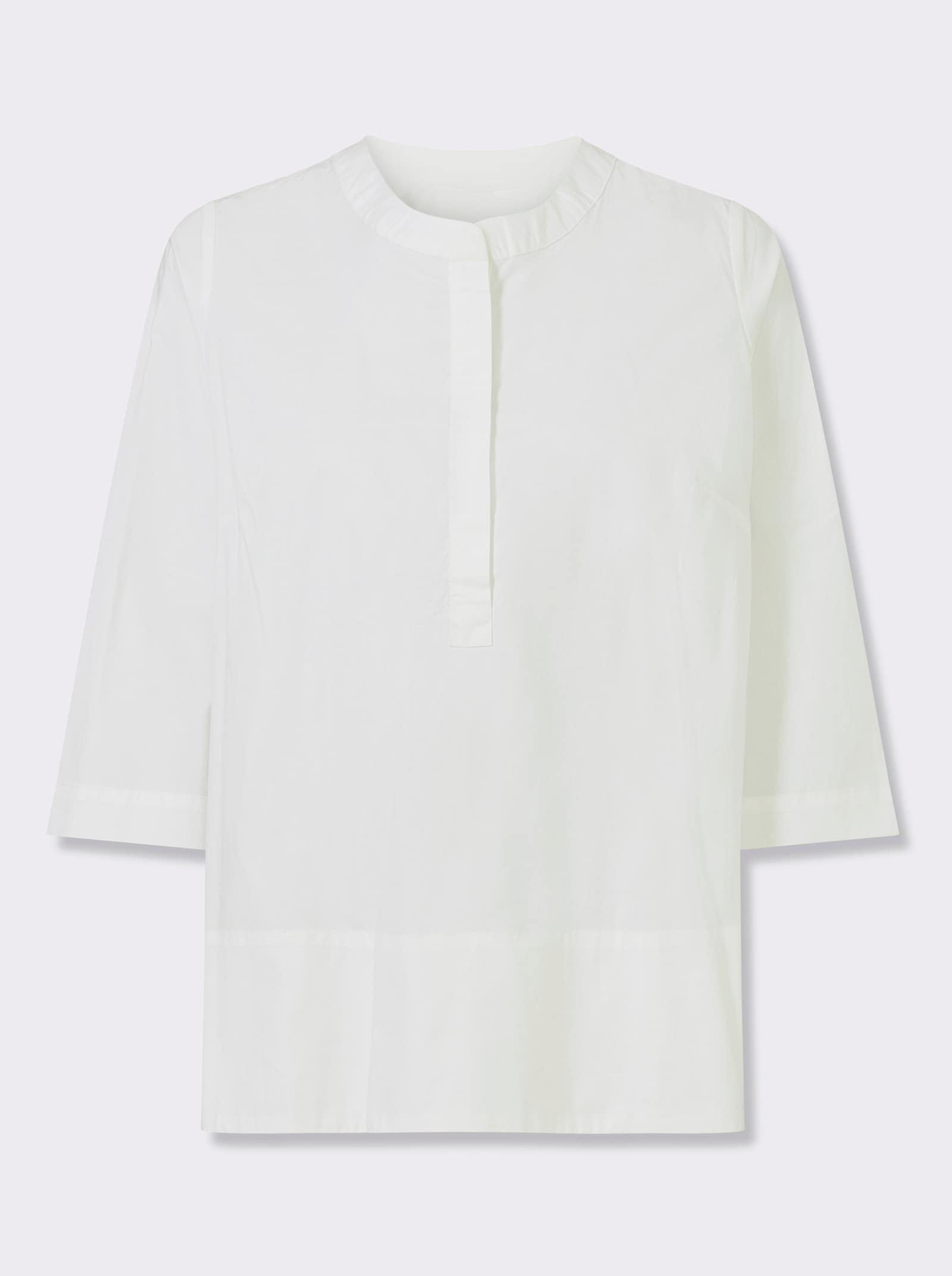 heine Baumwollbluse - weiß