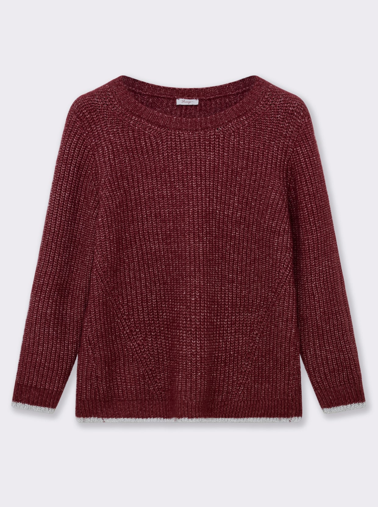 sheego Pullover - burgund