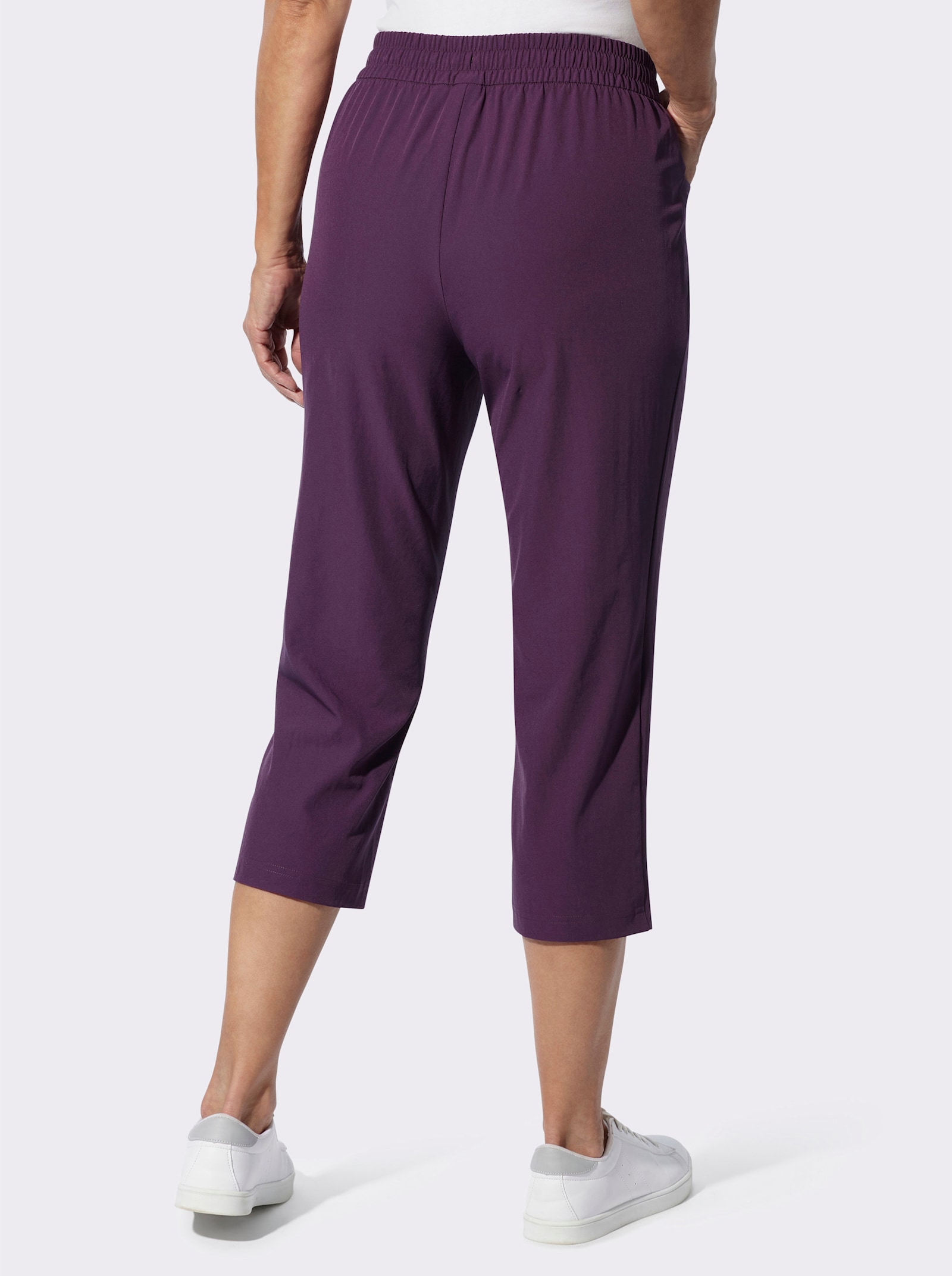 7/8-Hose atmungsaktiv und pflegeleicht - traube