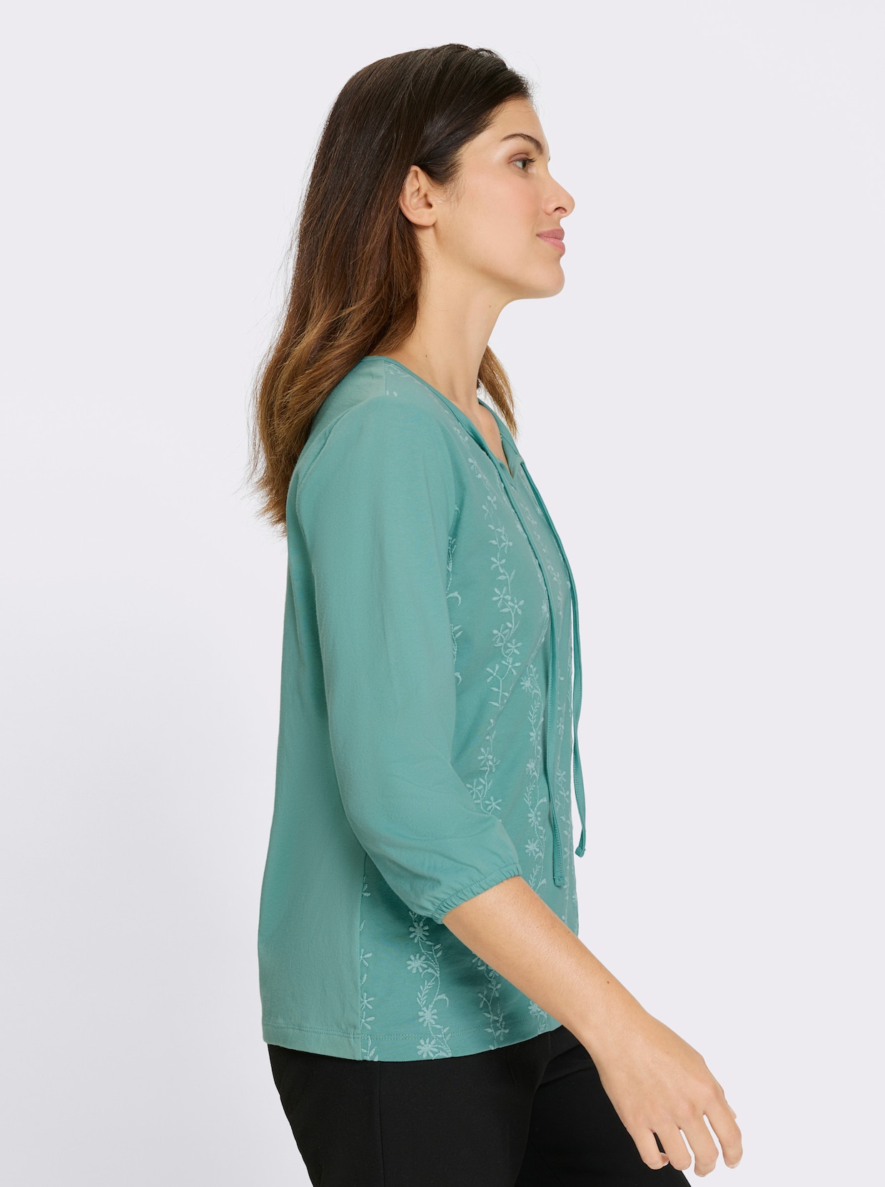 3/4-Arm-Shirt - salbei