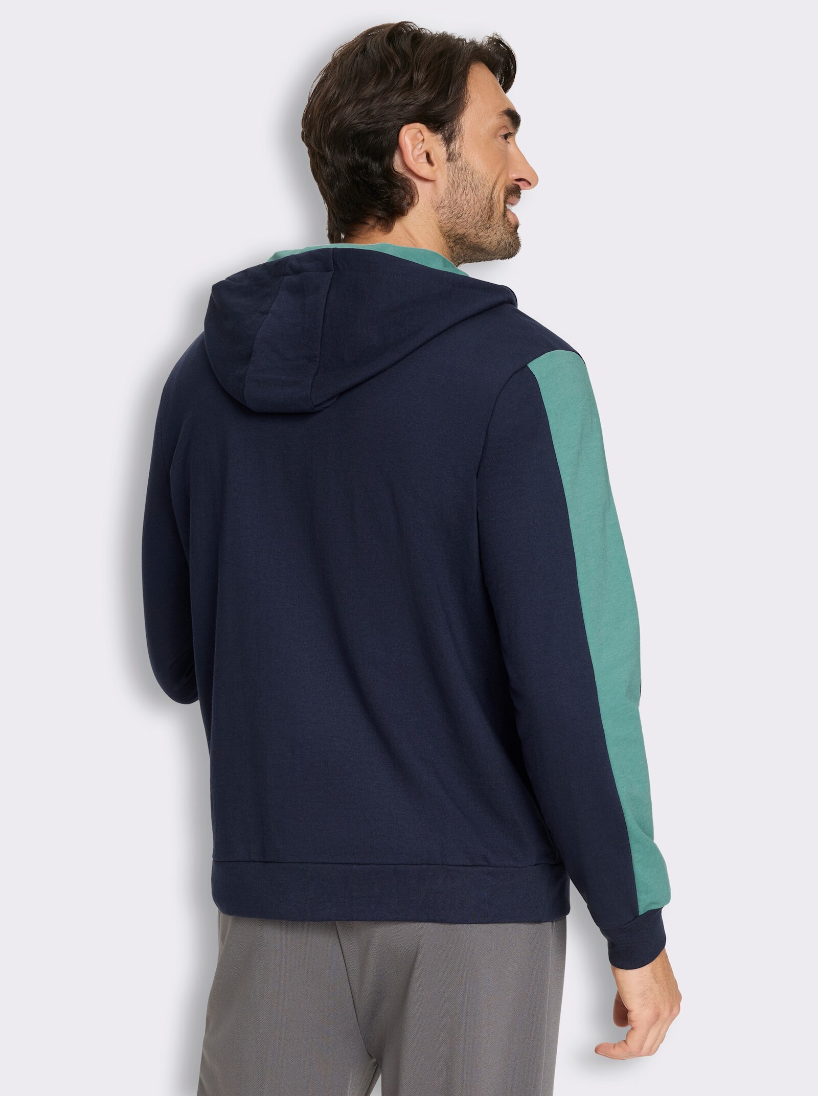 Catamaran Sports Sweatjacke mit Kapuze - marine-salbei