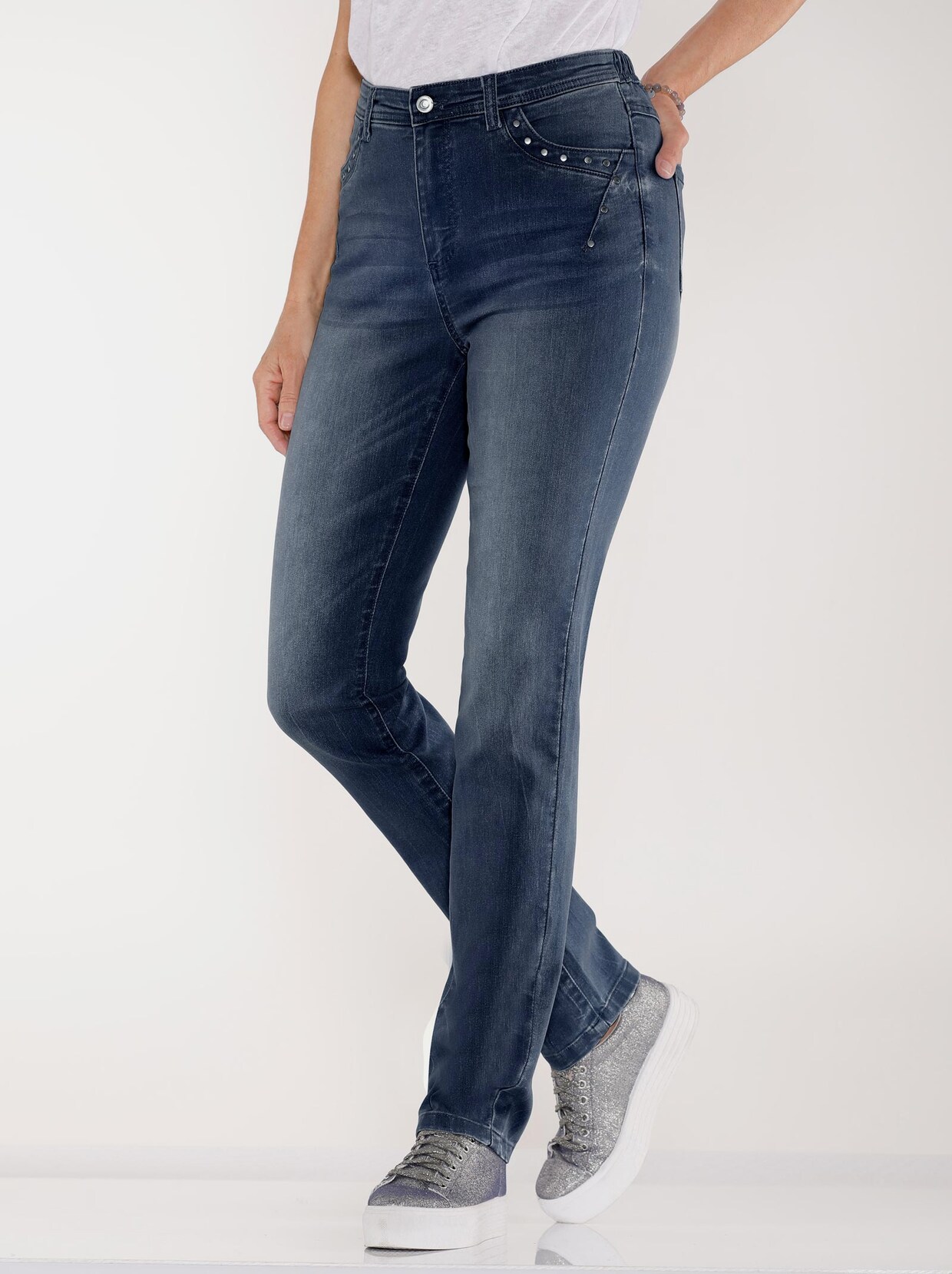 Jeans - blue-stone-washed