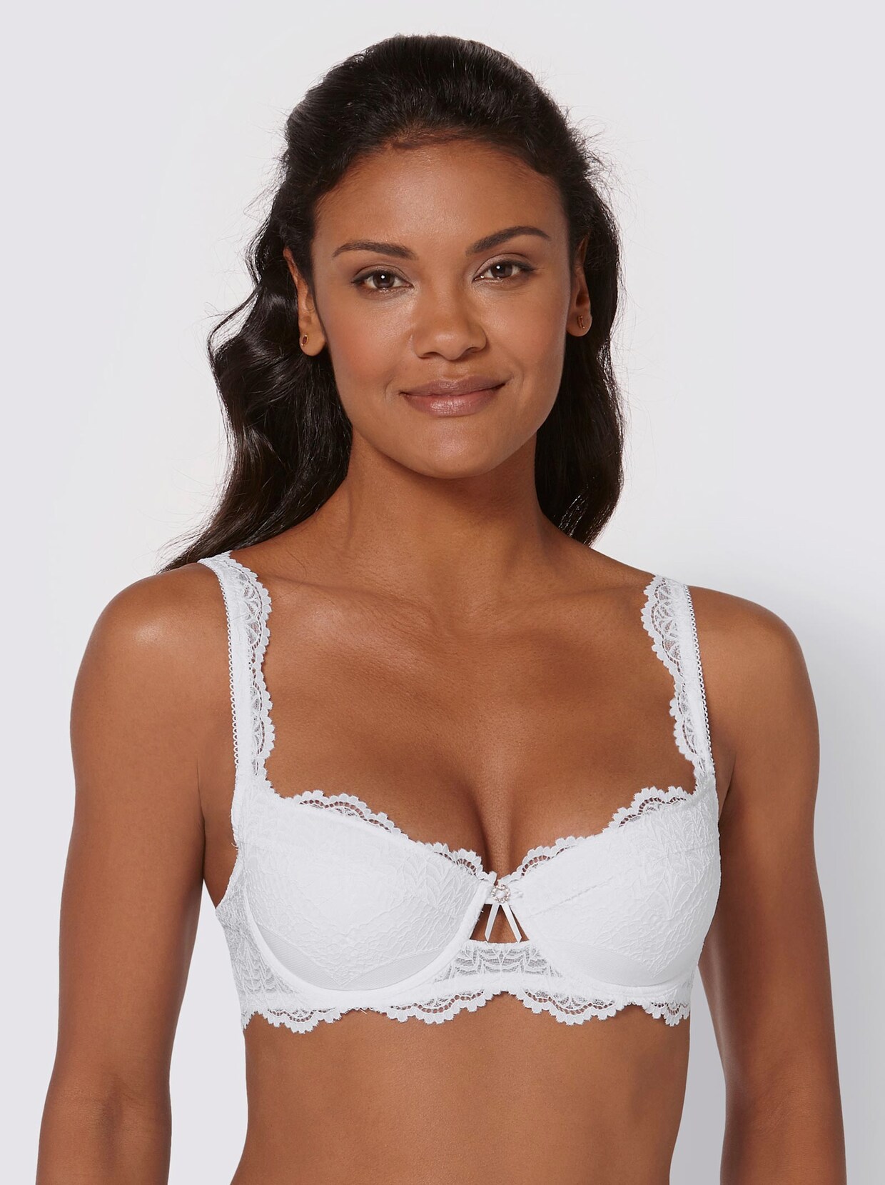 Nina von C. Dirndl-BH mit Bügel - weiß