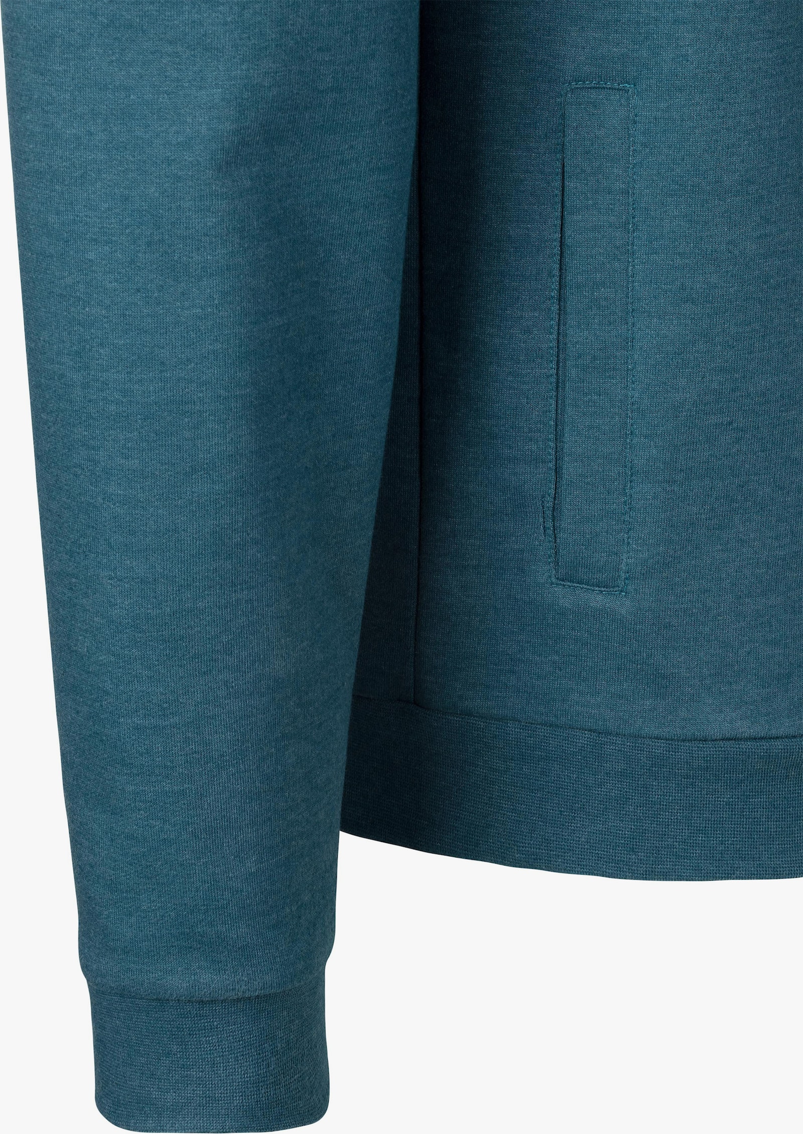 Bench. Loungewear Sweatjacke - petrol-meliert