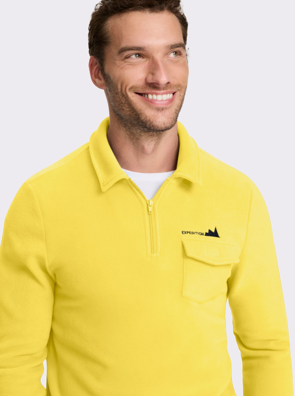 Catamaran Fleeceshirt - limone
