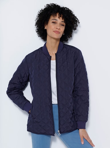Steppjacke mit wärmender Wattierung - marine