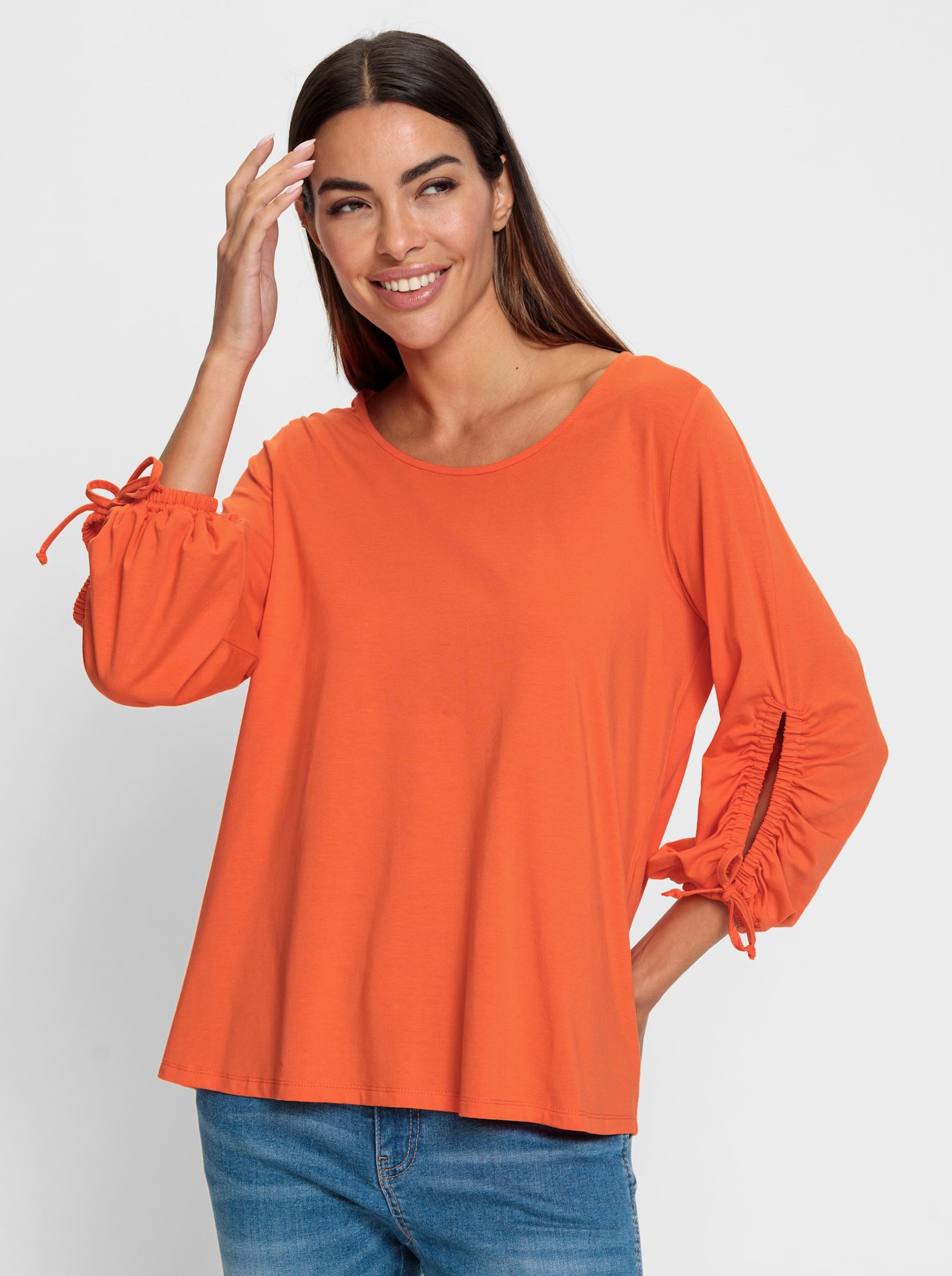 heine Rundhalsshirt - orange
