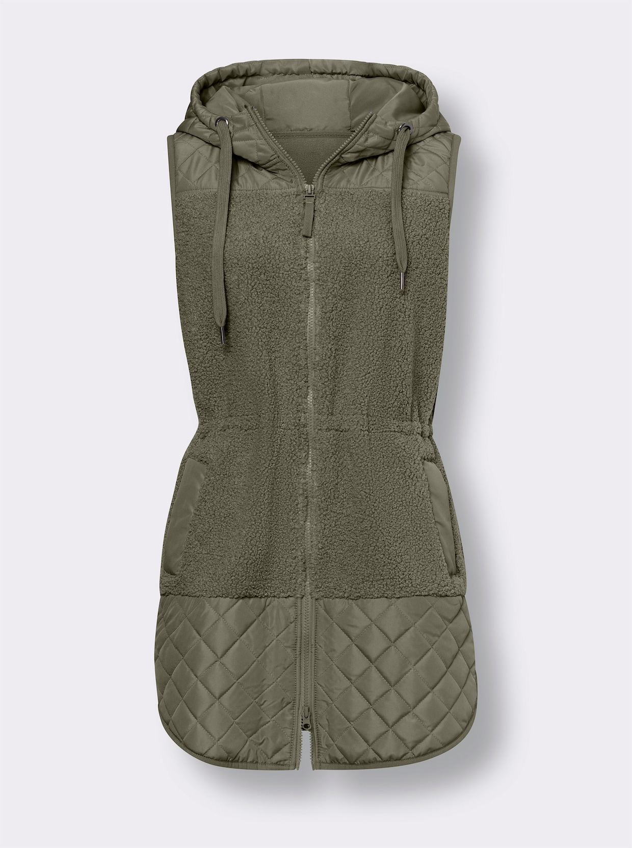 heine Fleecegilet - kaki