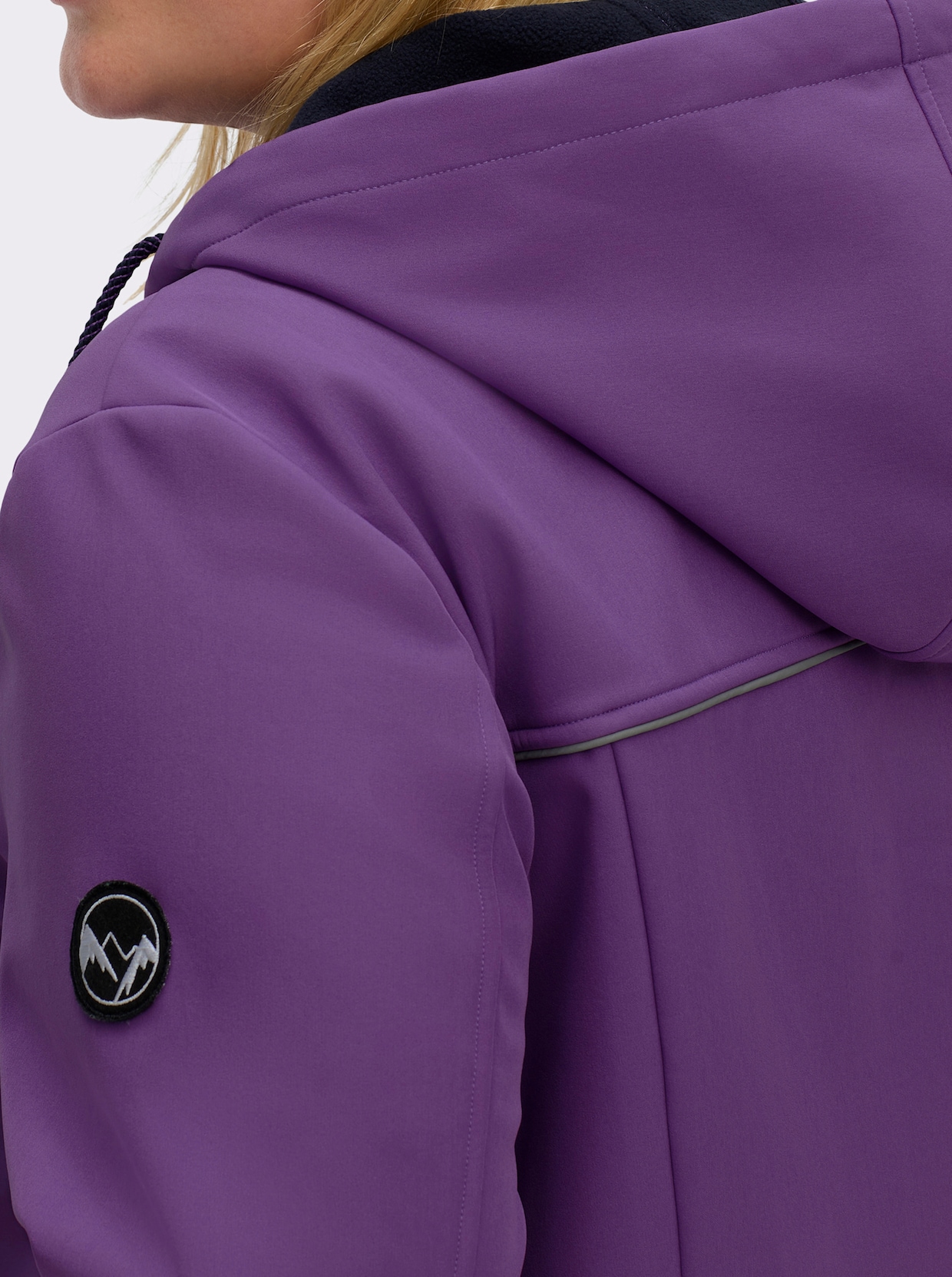 sheego Softshelljacke - lila