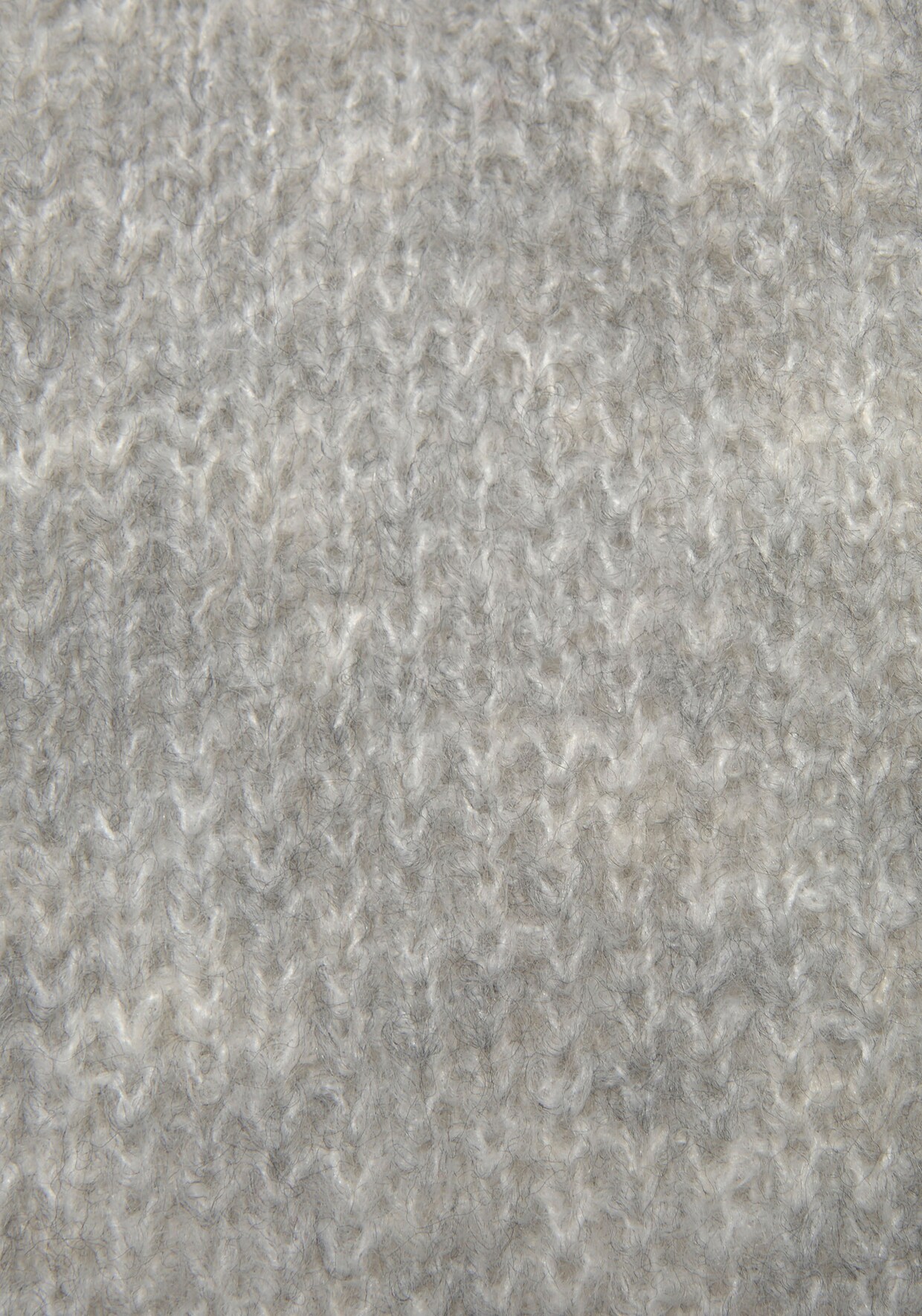 LASCANA V-Ausschnitt-Pullover - grau-meliert