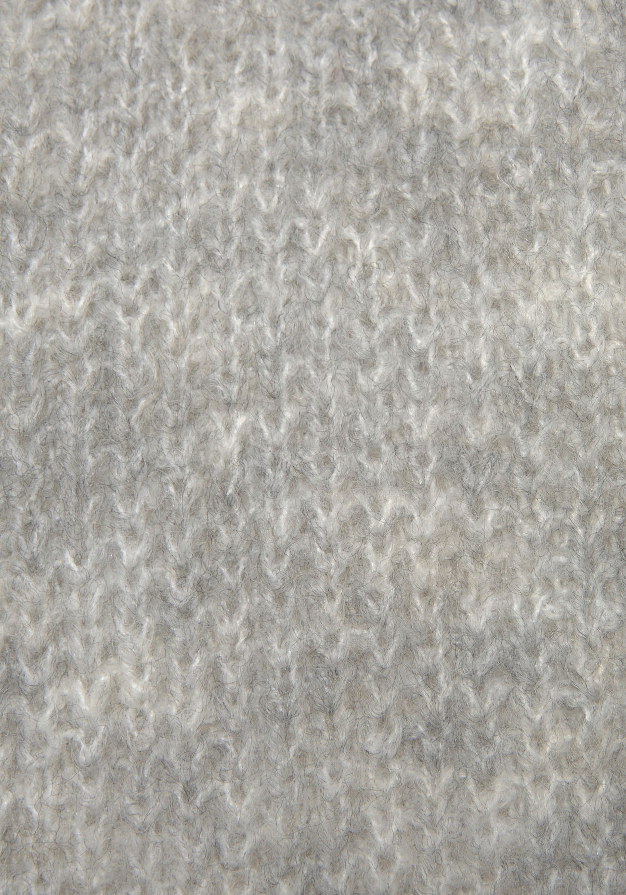 LASCANA V-Ausschnitt-Pullover - grau-meliert