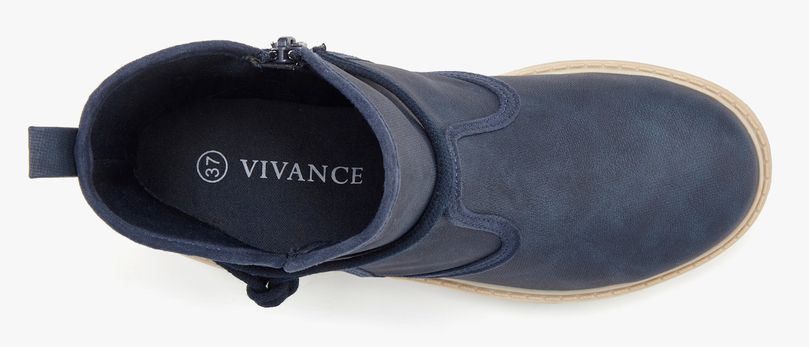 Vivance Laarsje - denimblauw