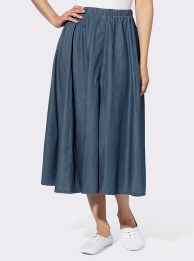 Schlupfrock in Bahnen-Form - blue-stone-washed