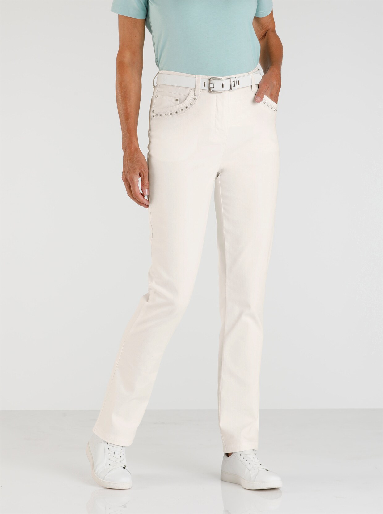 Stretch jeans - ecru