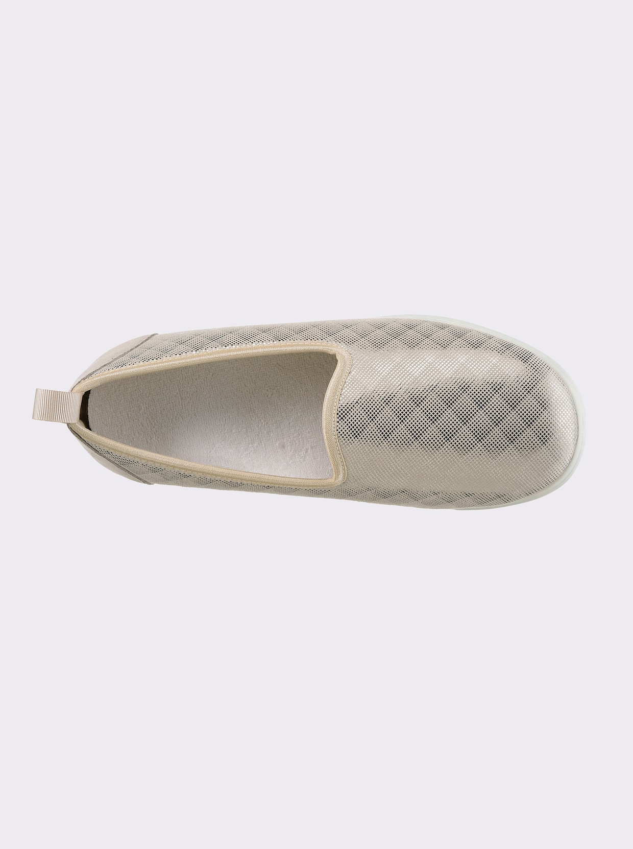 airsoft comfort+ Slipper - beige-kariert