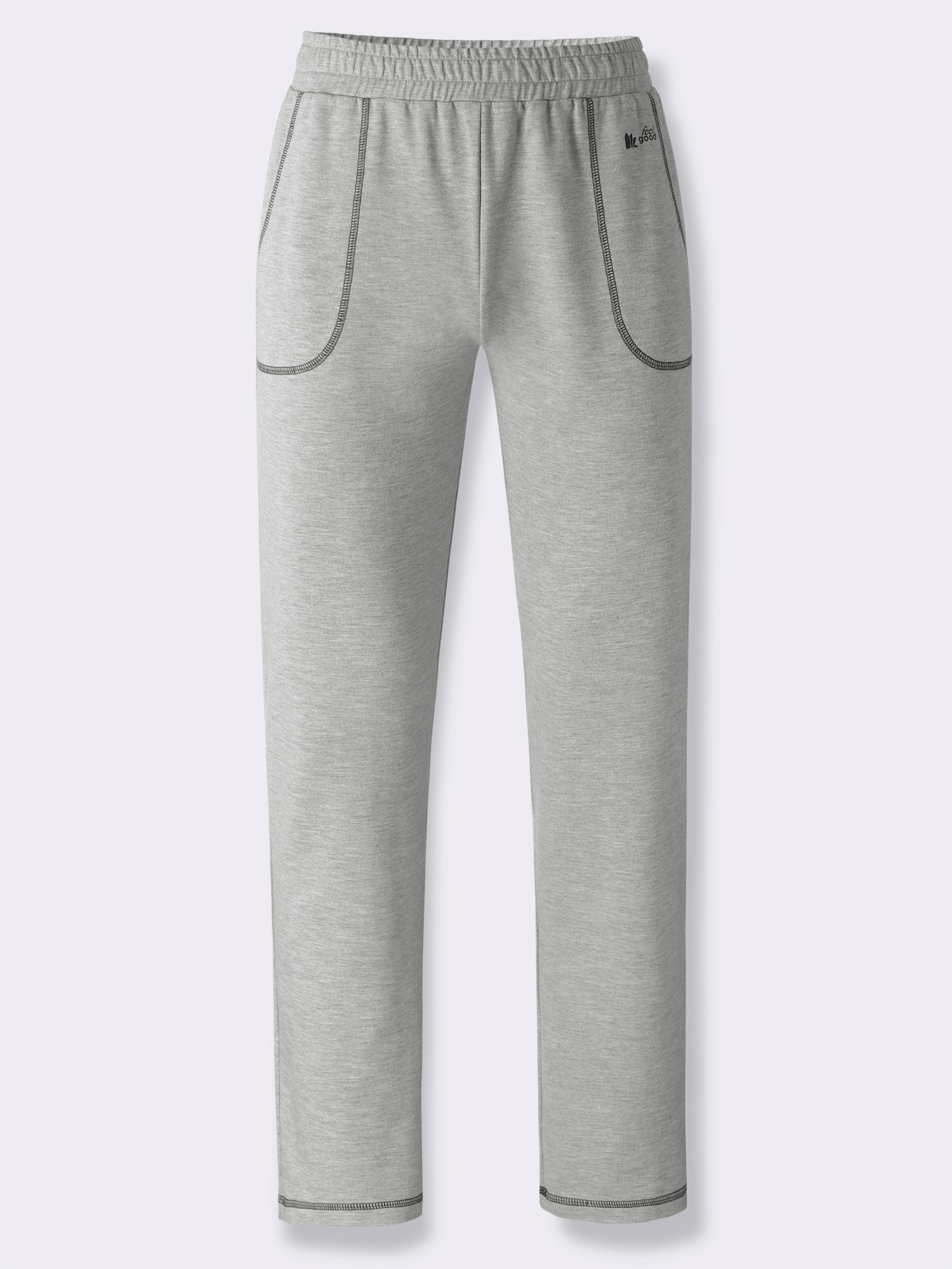 feel good Hose - grau-meliert-graphit