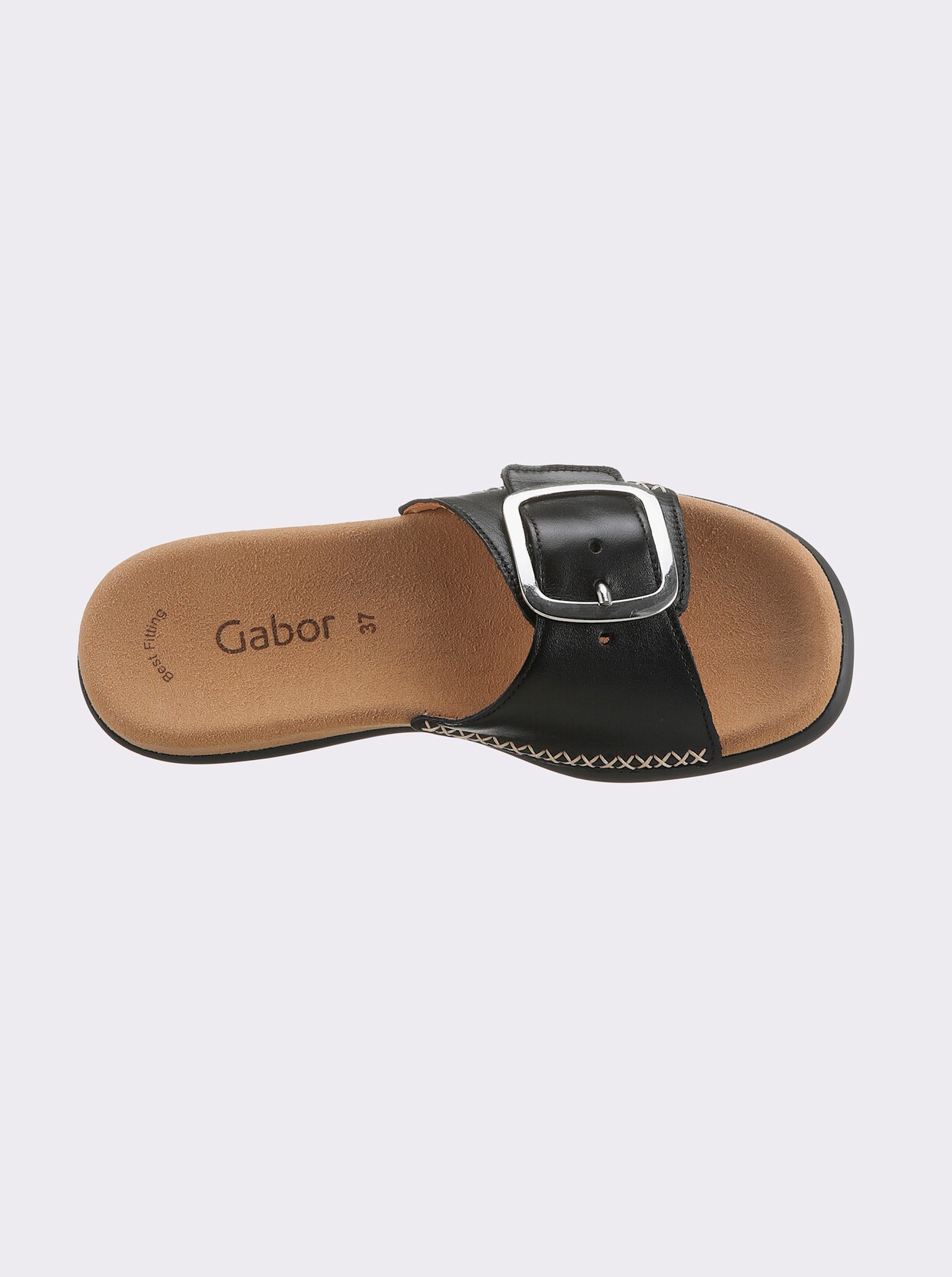 Gabor slippers - zwart