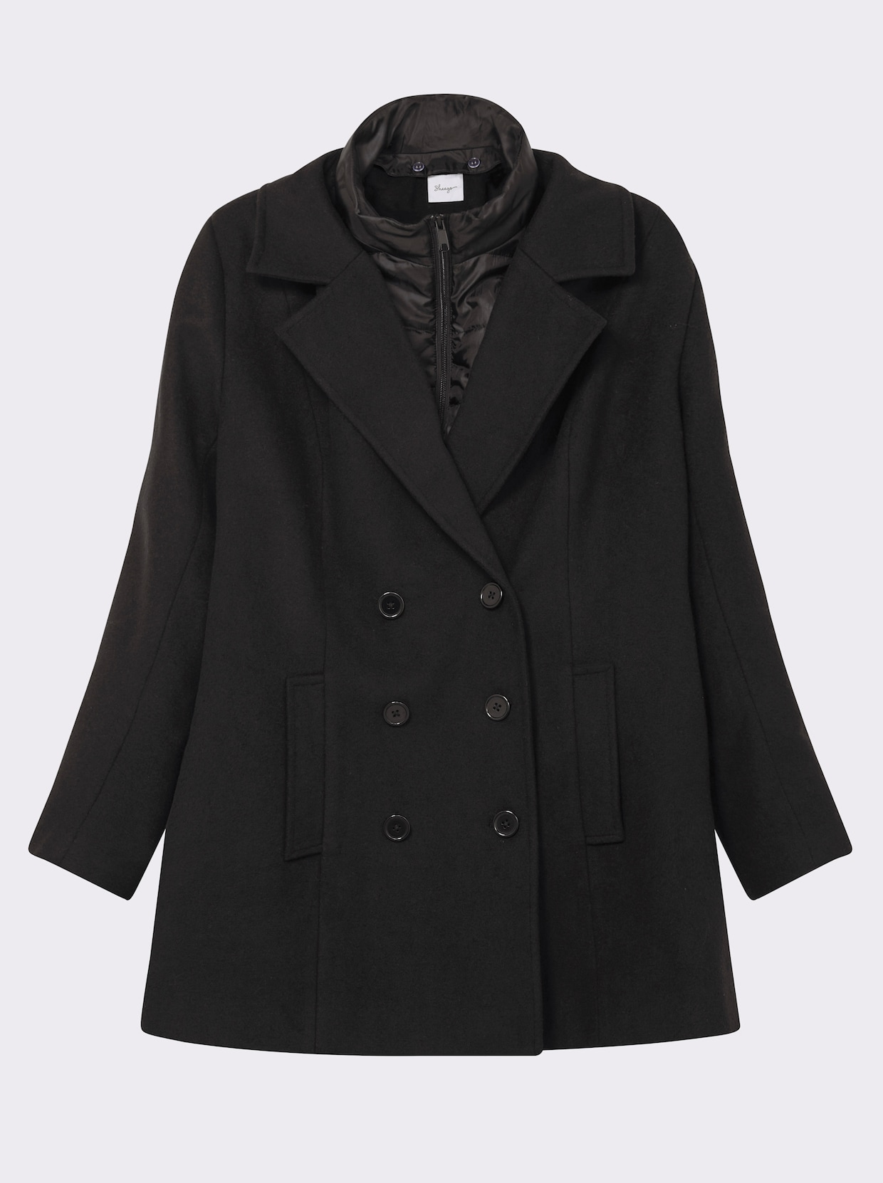 sheego Cabanjacke - schwarz
