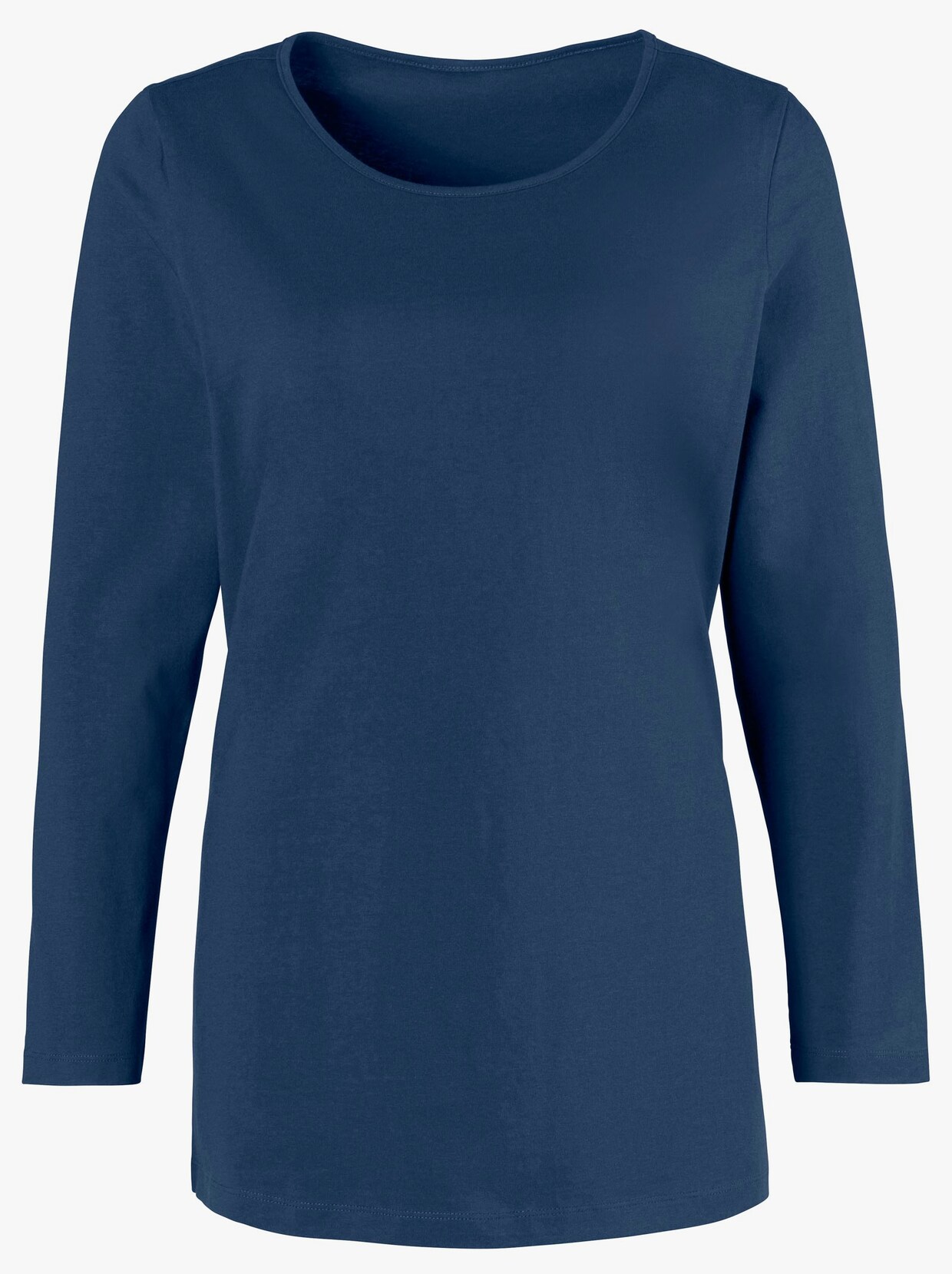 Tričko s dlouhým rukávem - námořnická modrá