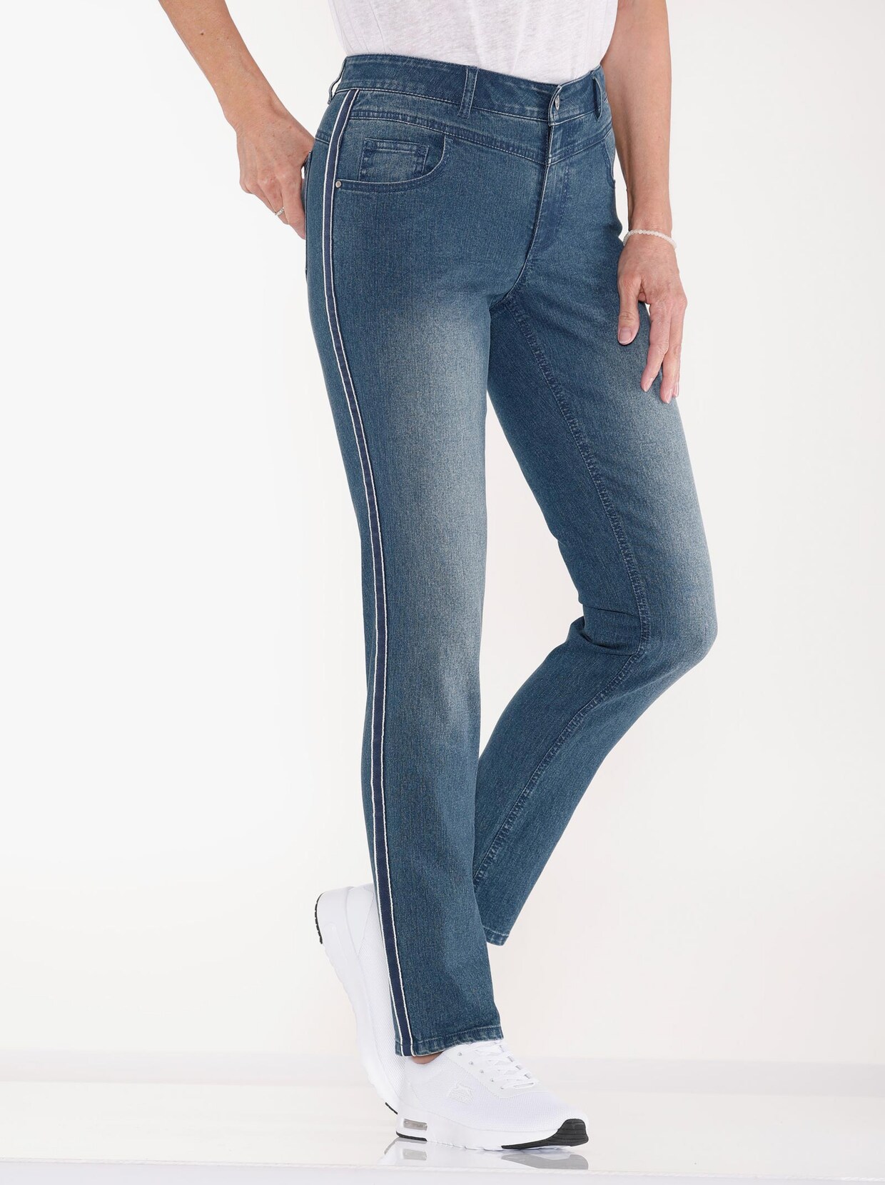 Jeans - blue-stone-washed