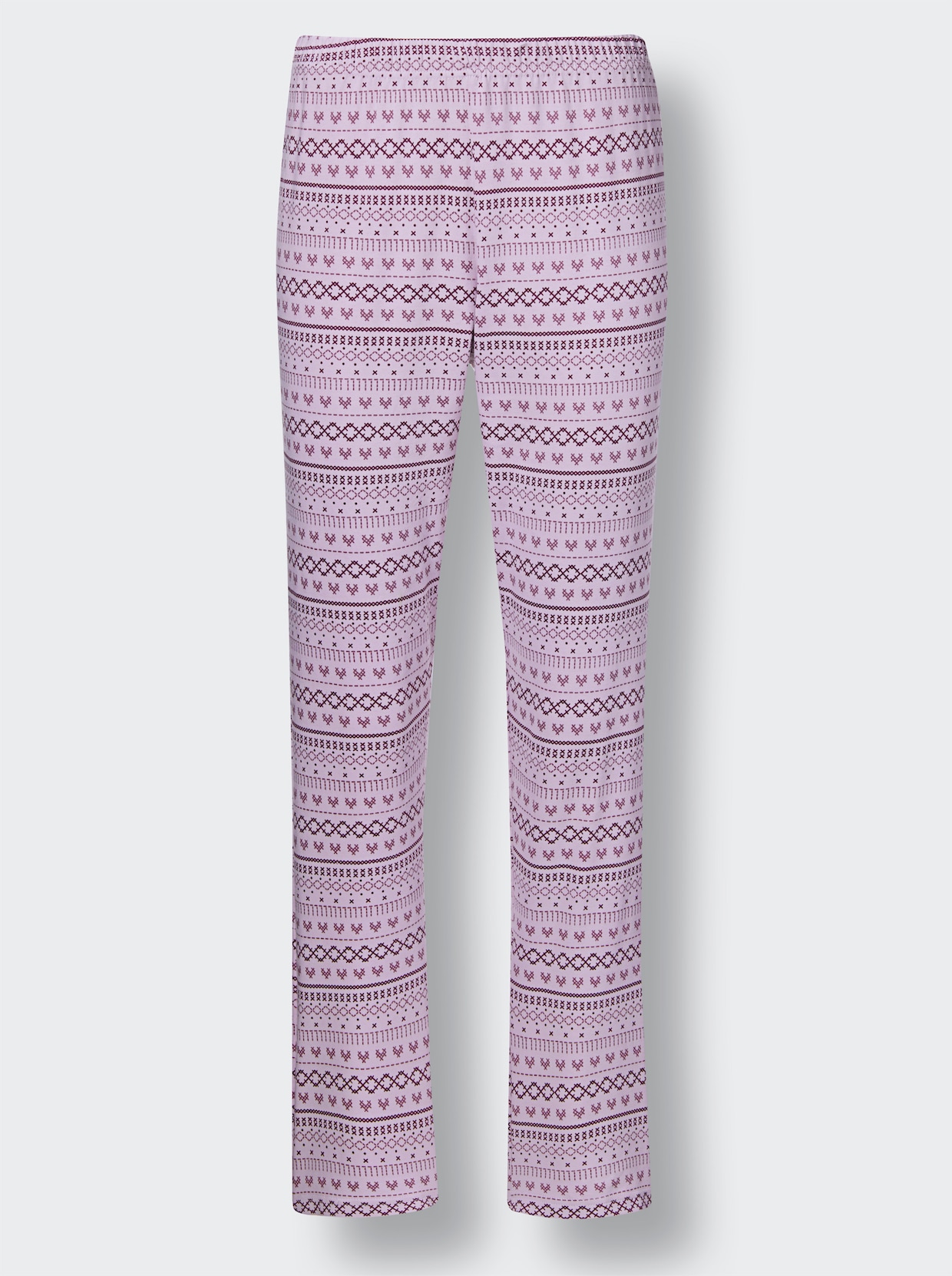 Comtessa Pyjama - paars/roze bedrukt
