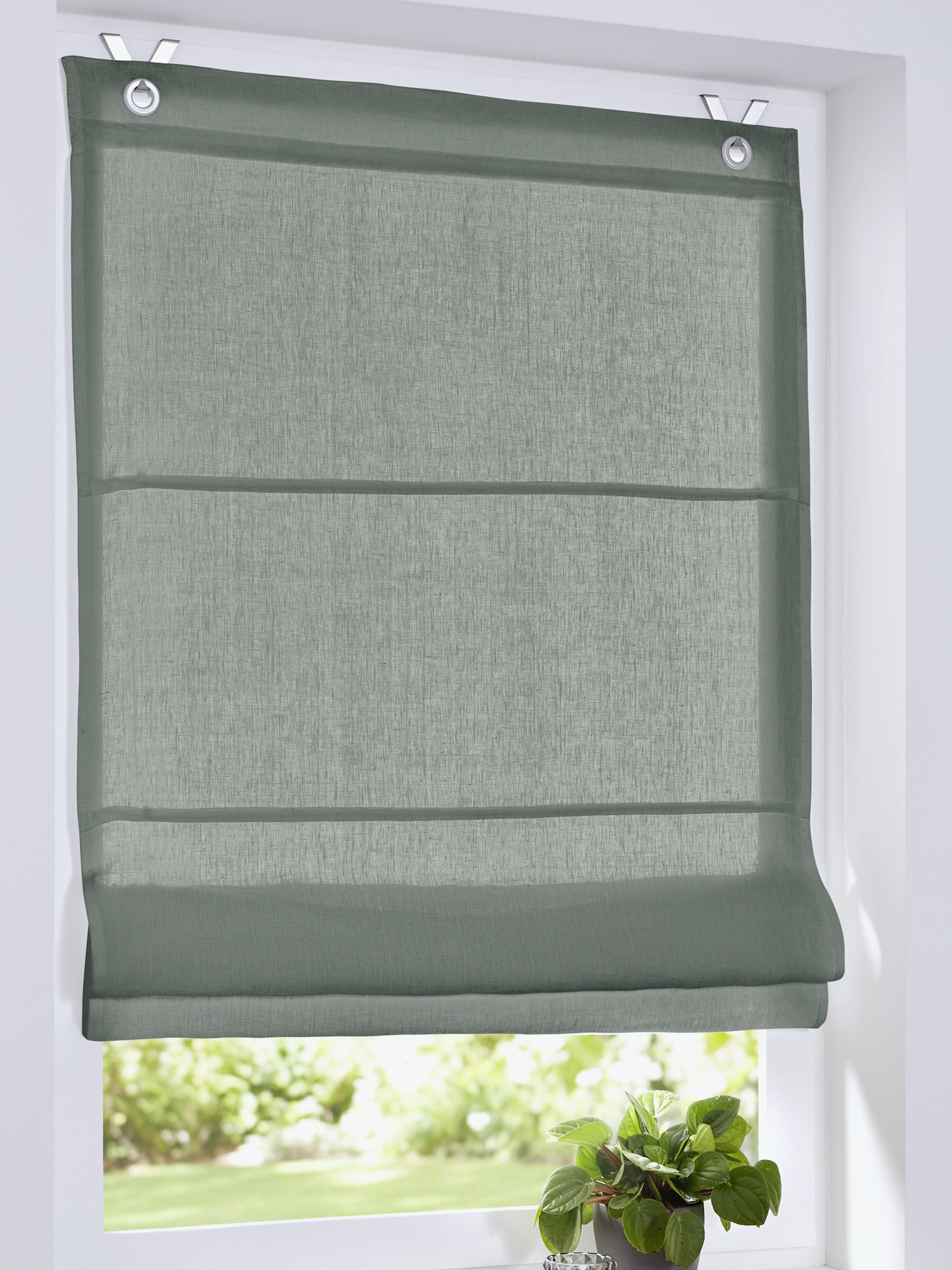heine home Raffrollo - zederngrün