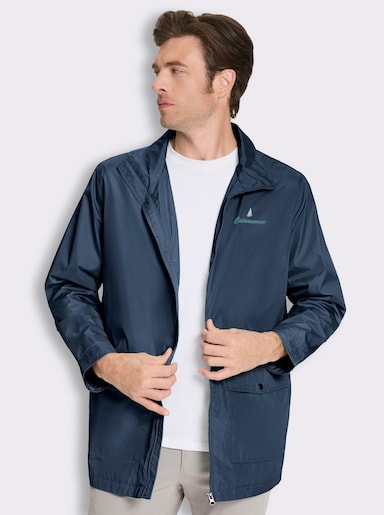 Longjacke für den Übergang - dunkelblau