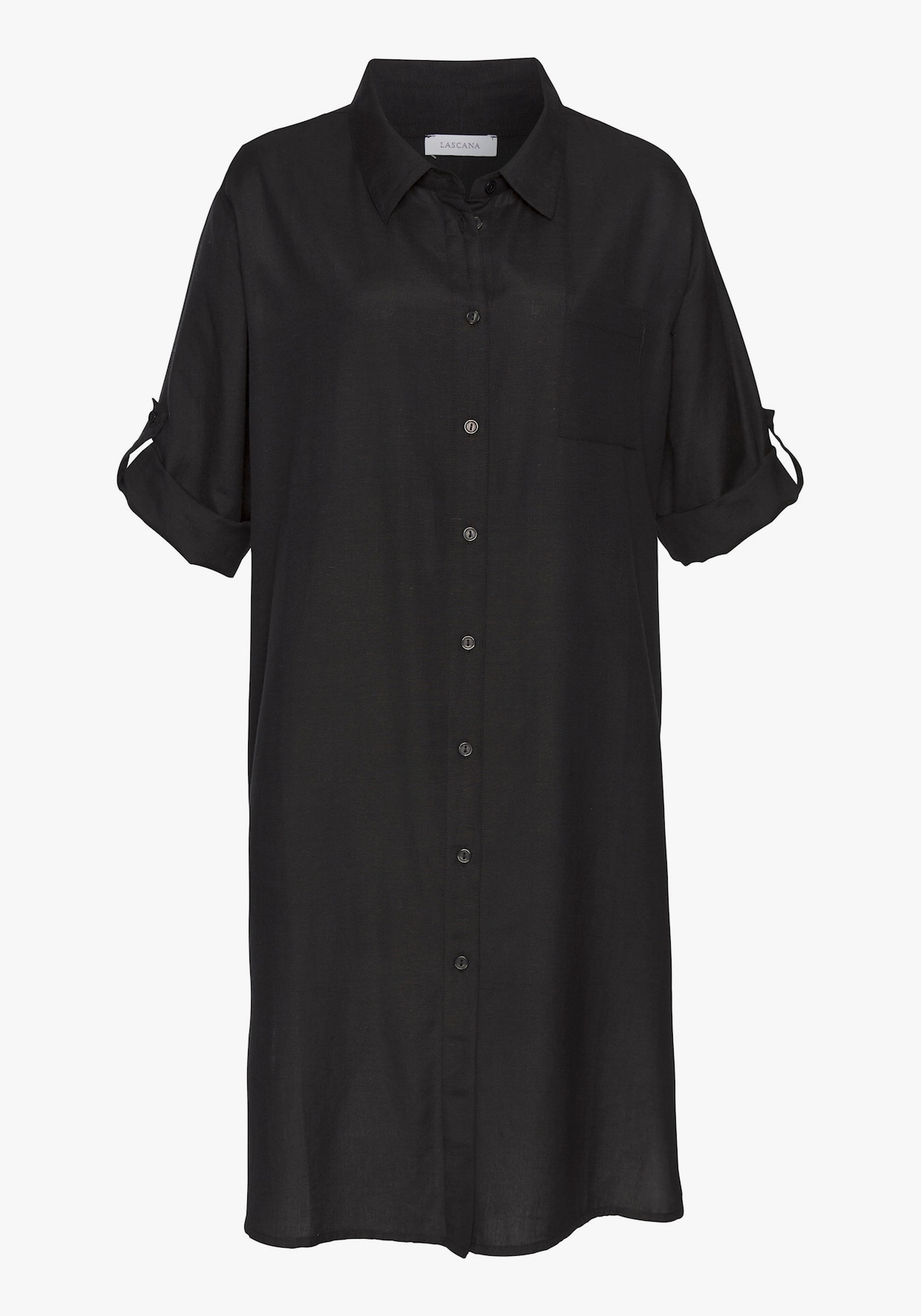 LASCANA Longline blouse - zwart