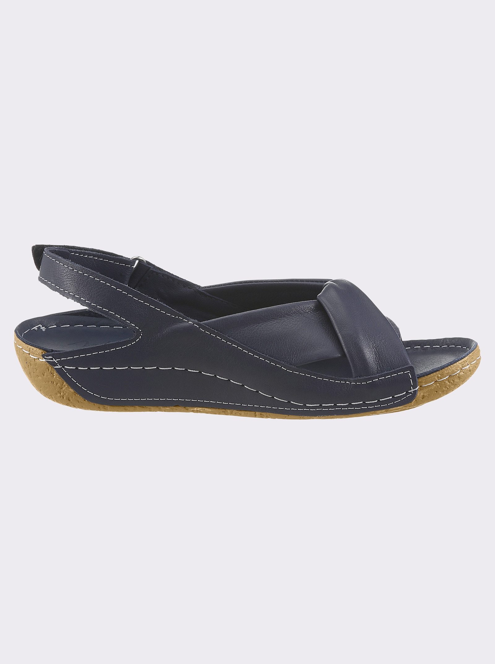 Andrea Conti Sandalette aus Echtleder - jeansblau