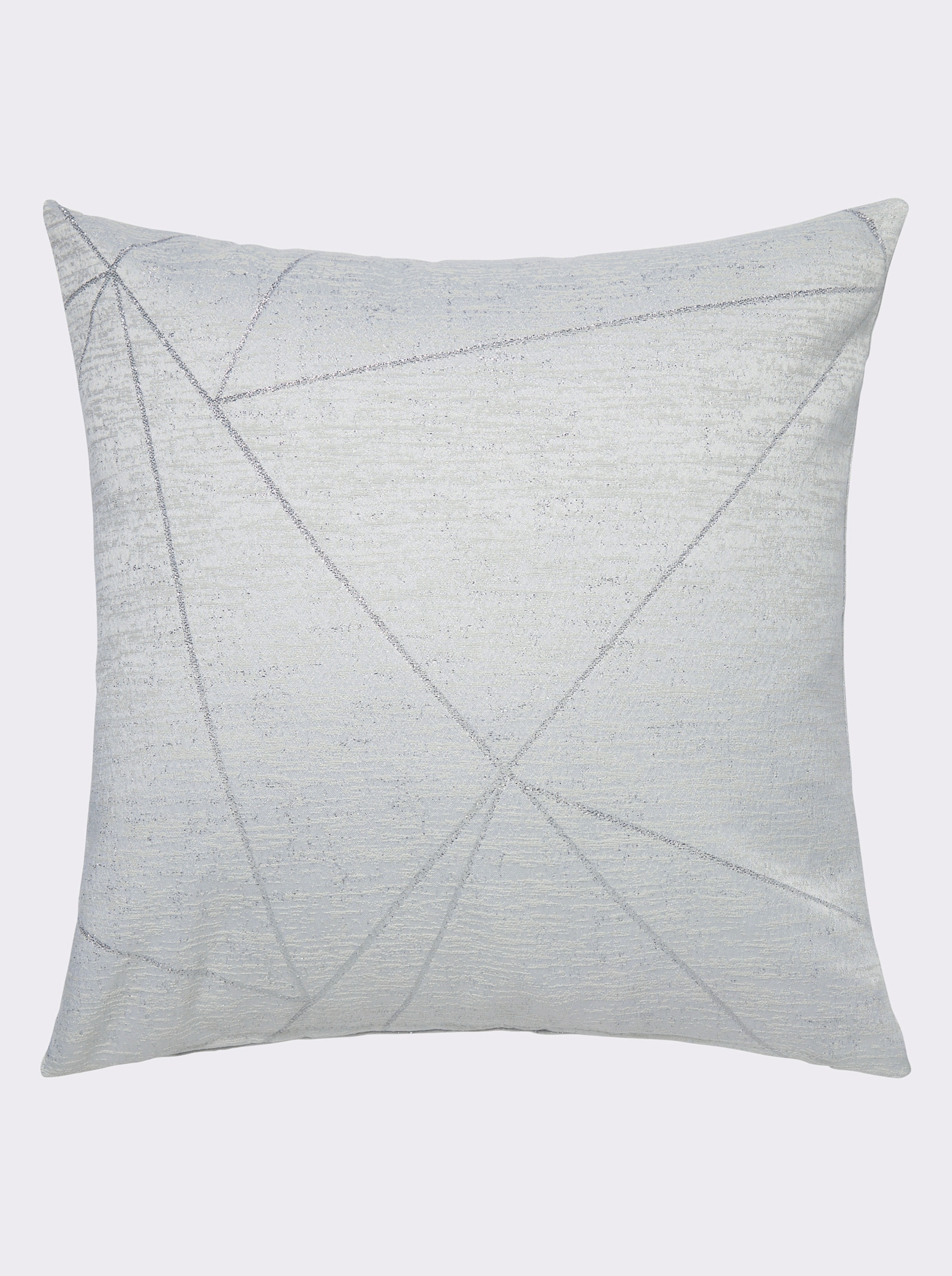 Tischdecke - weiss-silberfarben