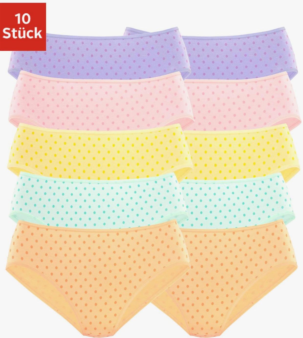 petite fleur Slips jazz - violet, rose, jaune, vert, orange