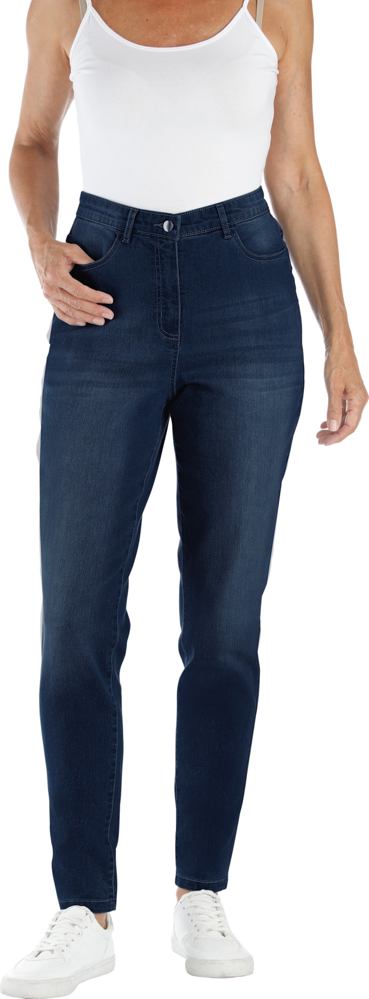 Thumbnail - High-waist-Jeans